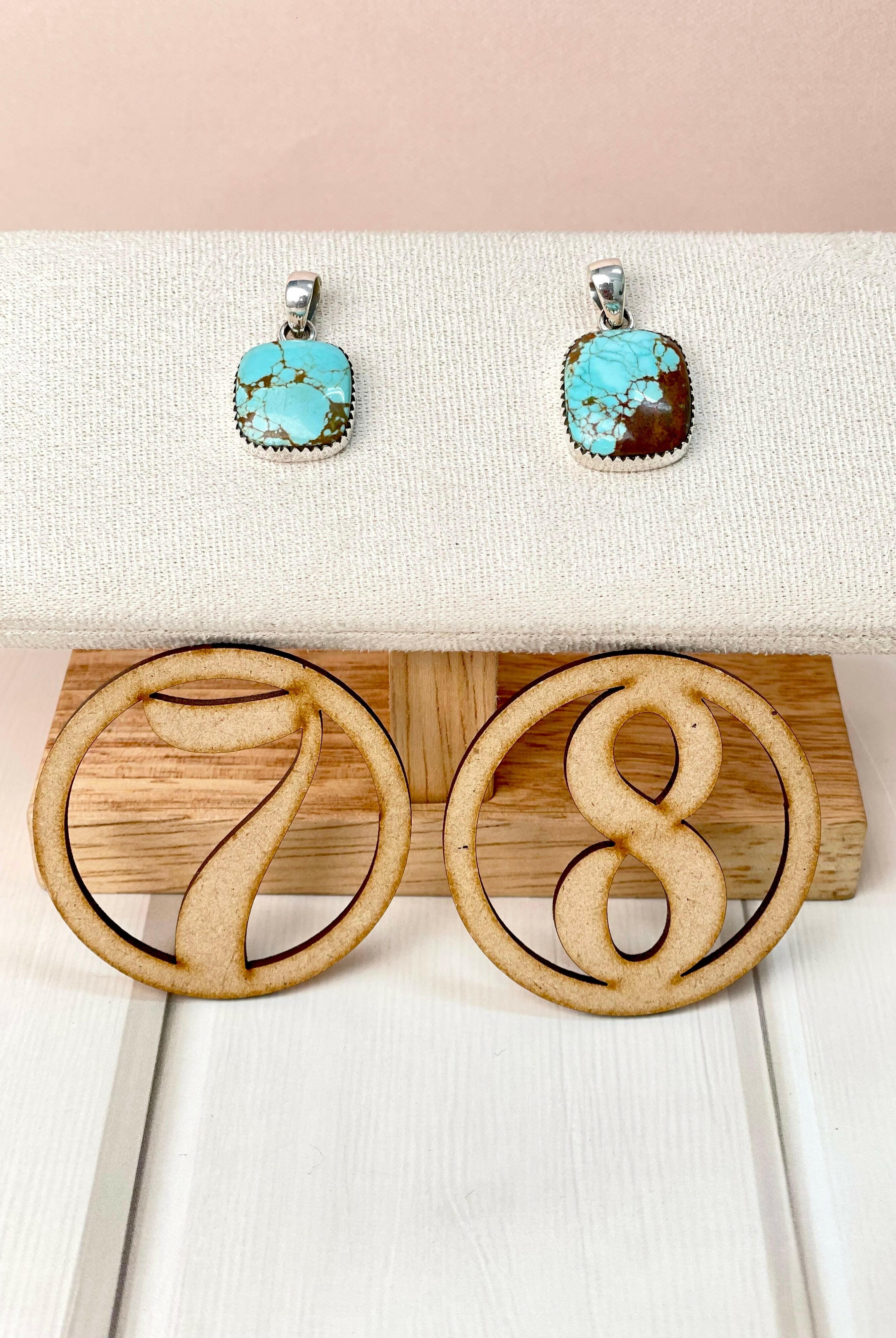 No. 8 Slab Pendants Bno. 1-Pendant Necklaces-Krush Kandy, Women's Online Fashion Boutique Located in Phoenix, Arizona (Scottsdale Area)