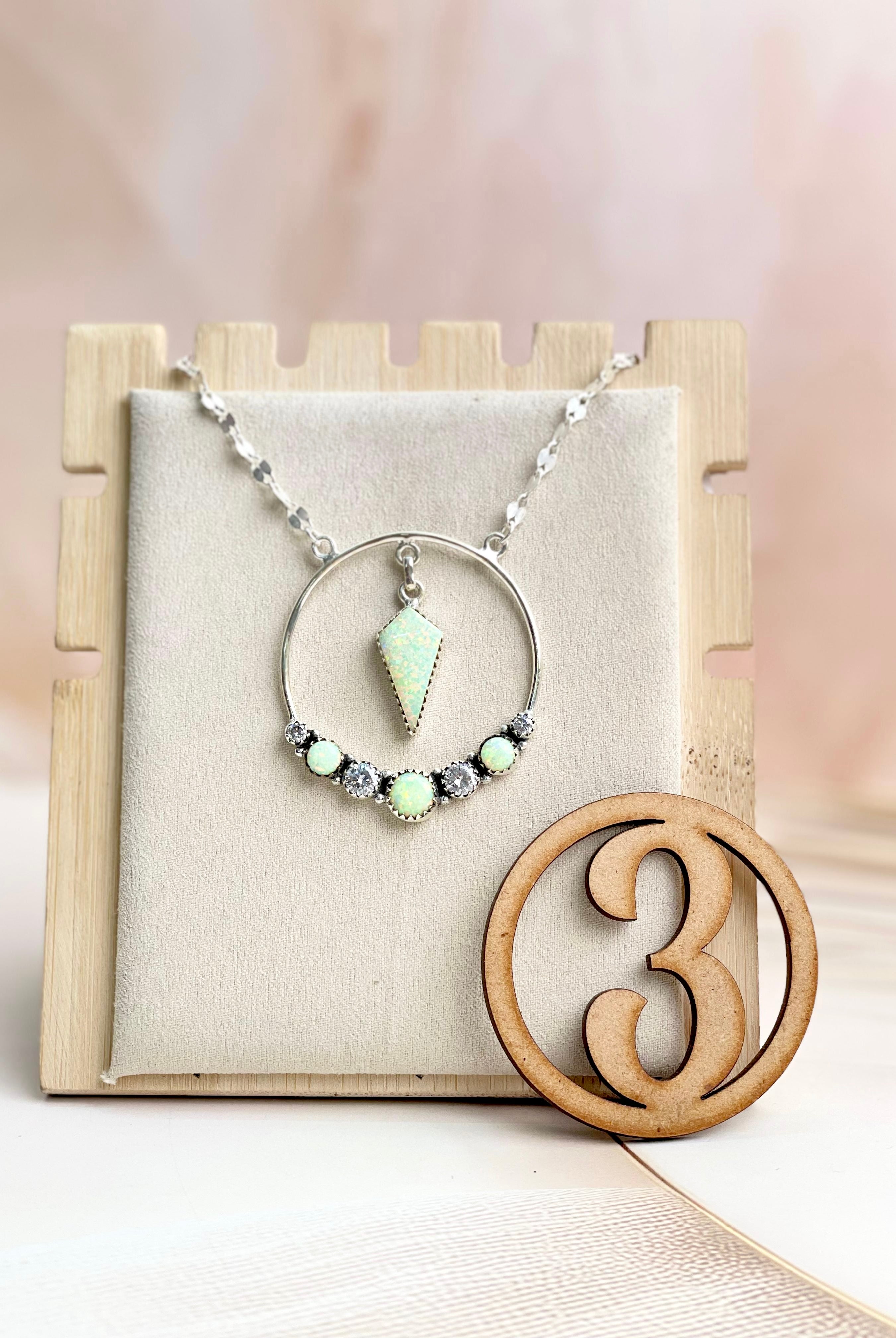 Boho Opal Tassels Necklace Sno 23-Necklaces-Krush Kandy, Women's Online Fashion Boutique Located in Phoenix, Arizona (Scottsdale Area)