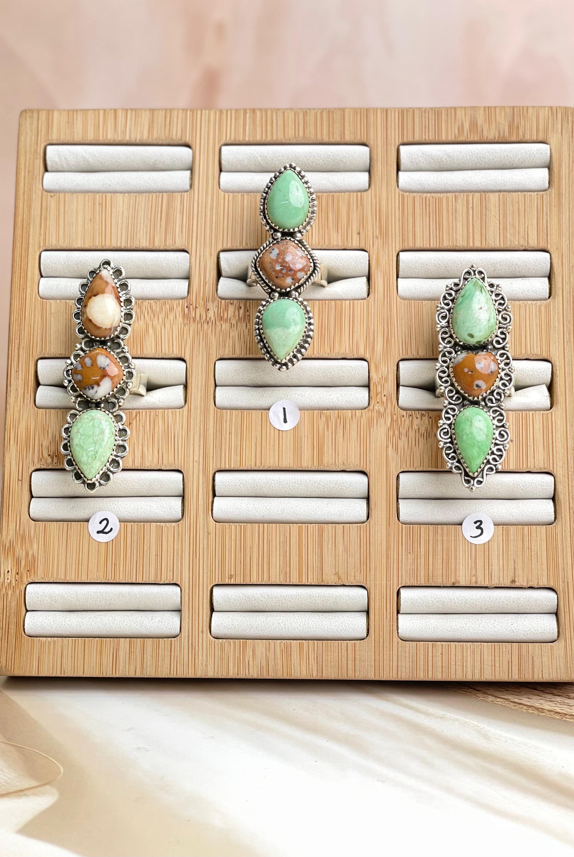 Big Mama Varascite and Deer Fawn Crawler-Rings-Krush Kandy, Women's Online Fashion Boutique Located in Phoenix, Arizona (Scottsdale Area)