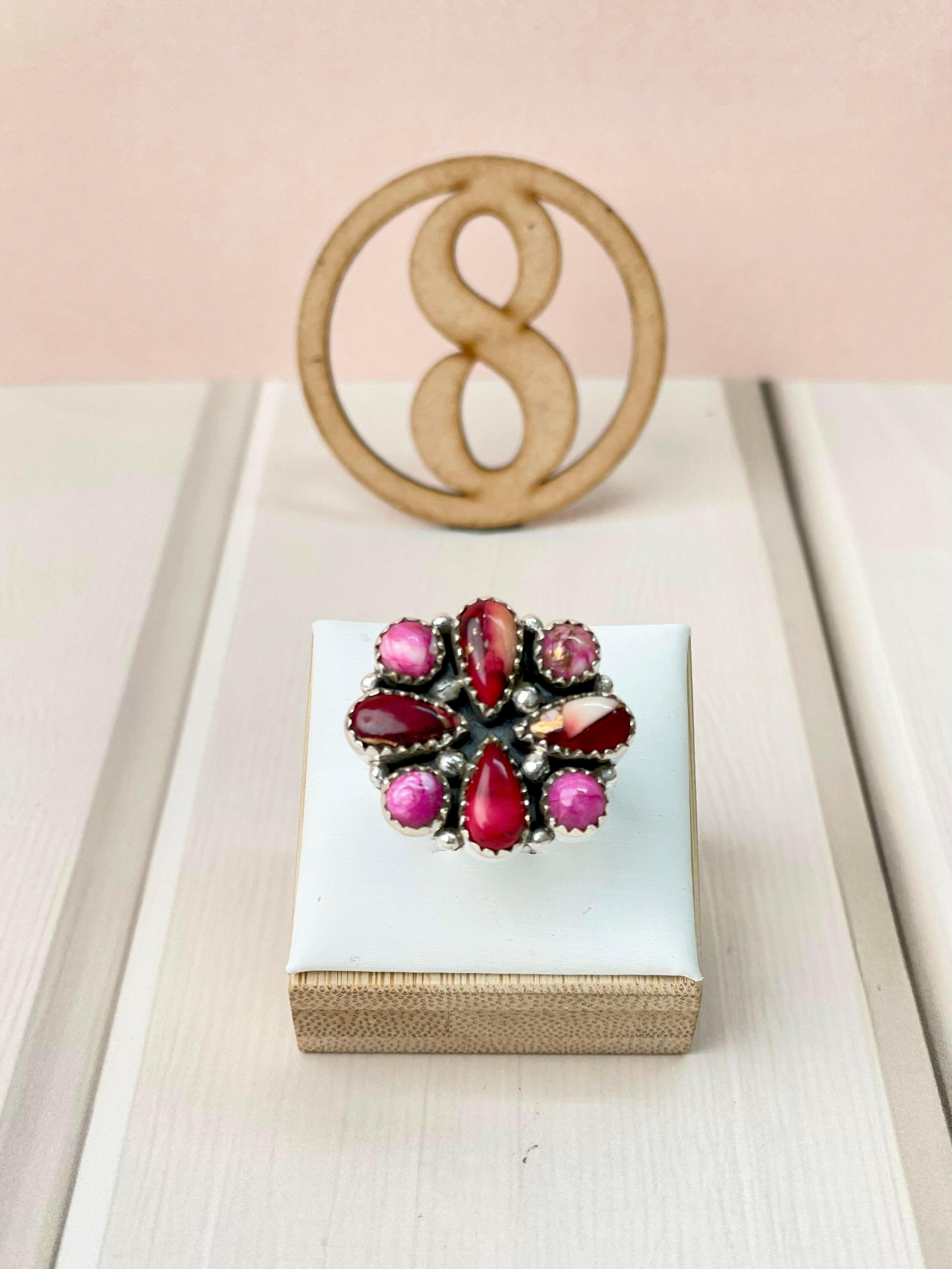 Red Dahlia One of a Kind Rings-Rings-Krush Kandy, Women's Online Fashion Boutique Located in Phoenix, Arizona (Scottsdale Area)