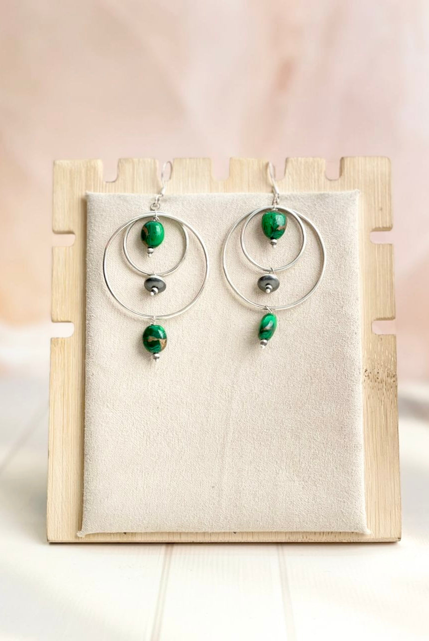 Dahlia Triple Hoop Earrings-Earrings-Krush Kandy, Women's Online Fashion Boutique Located in Phoenix, Arizona (Scottsdale Area)