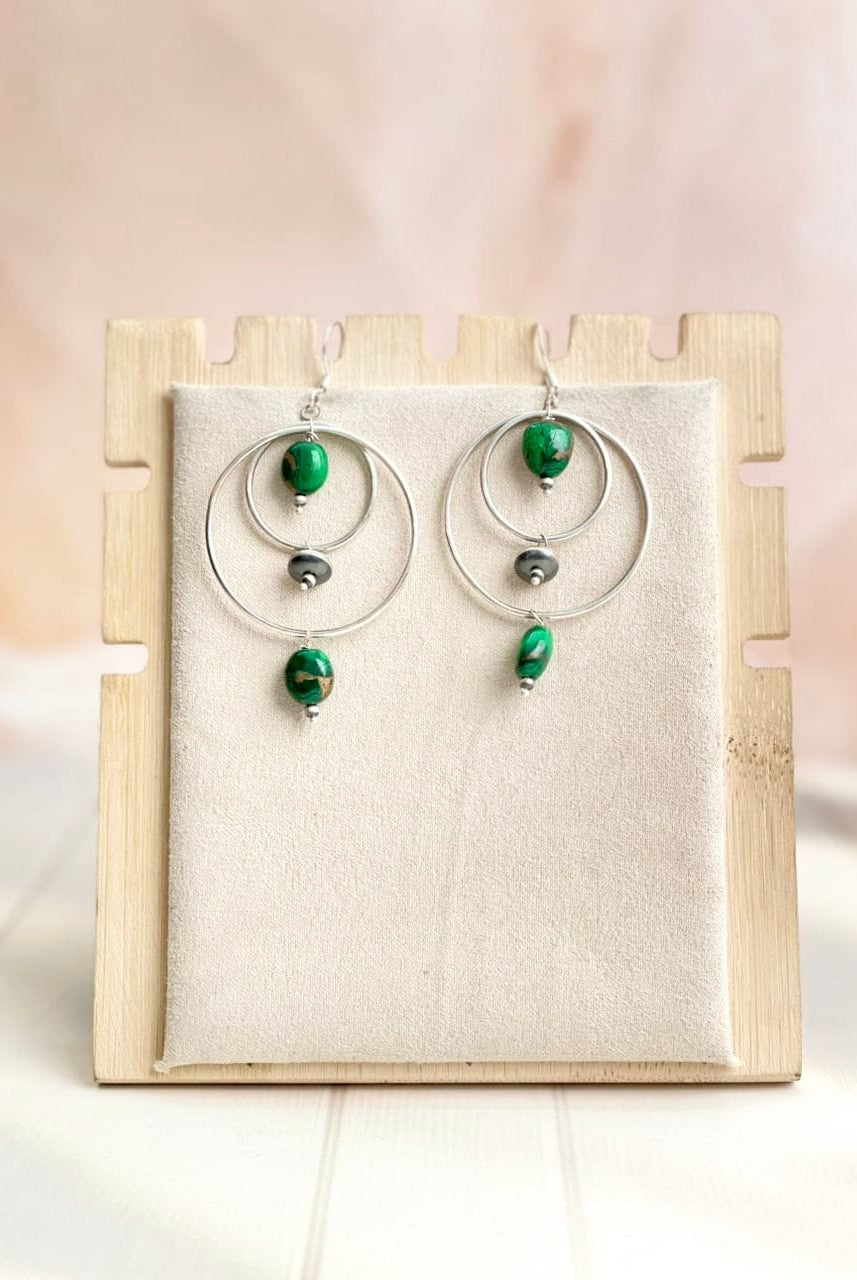 Dahlia Triple Hoop Earrings-Earrings-Krush Kandy, Women's Online Fashion Boutique Located in Phoenix, Arizona (Scottsdale Area)
