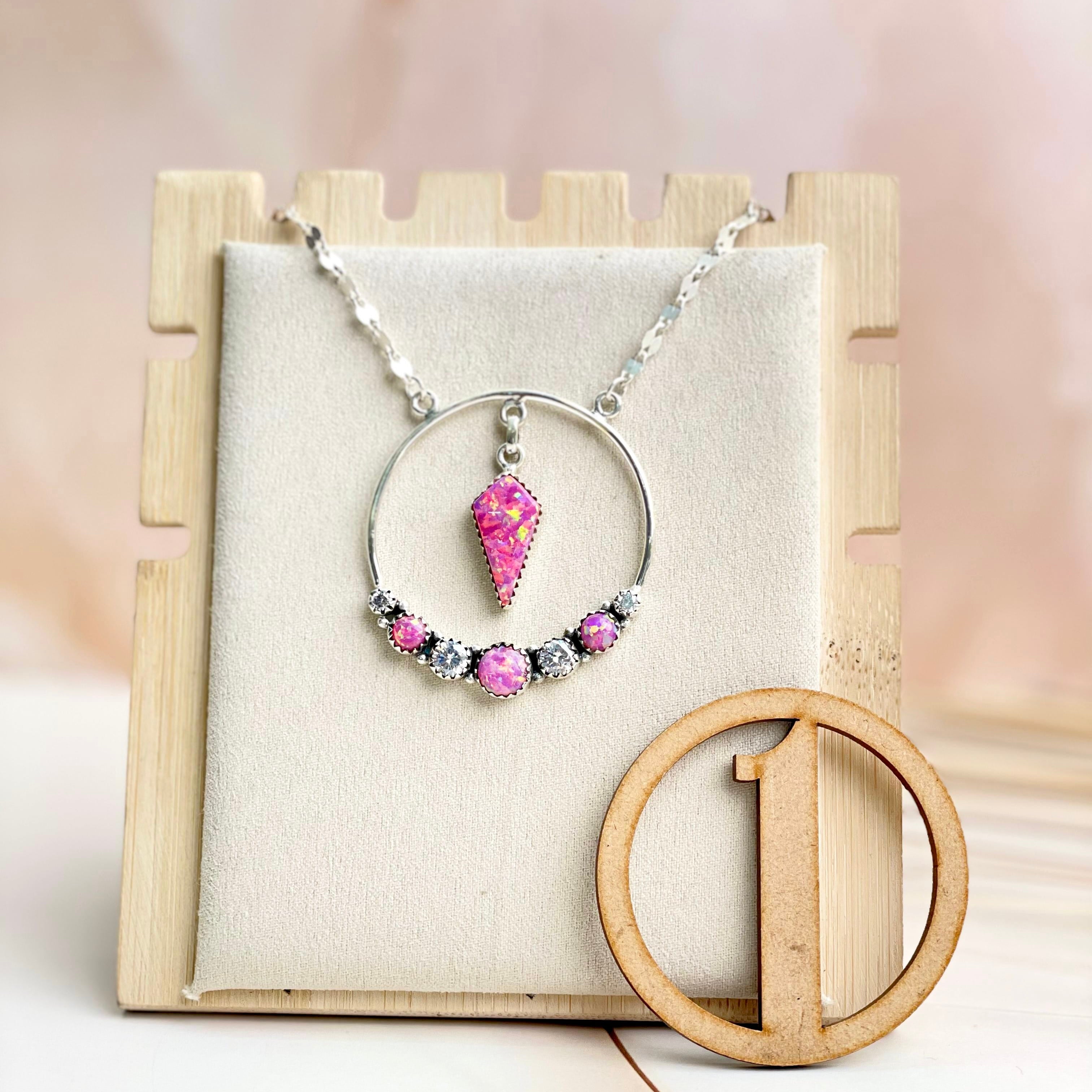 Boho Opal Tassels Necklace Sno 23-Necklaces-Krush Kandy, Women's Online Fashion Boutique Located in Phoenix, Arizona (Scottsdale Area)
