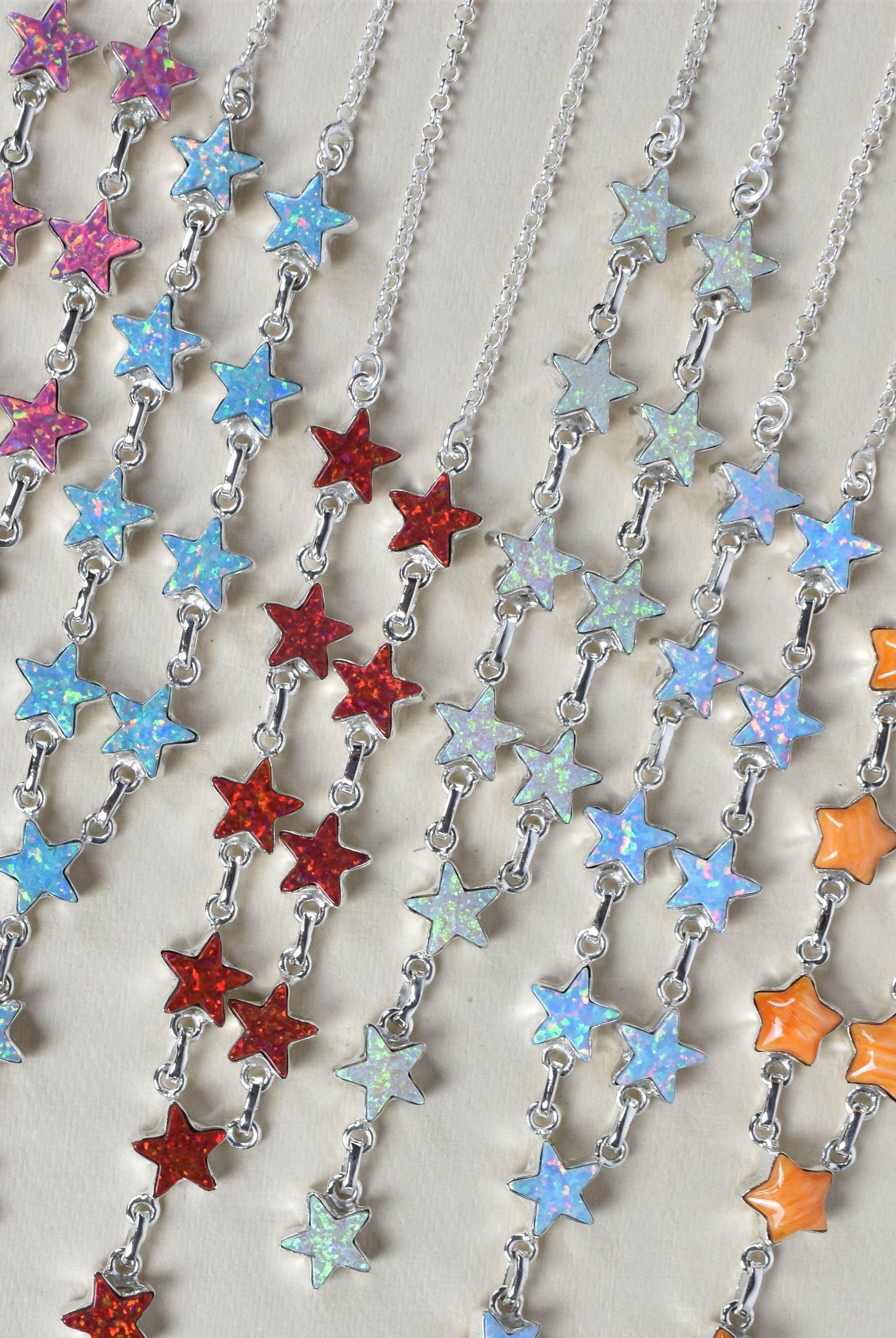 Star Studded Cast Necklace-Chain Necklaces-Krush Kandy, Women's Online Fashion Boutique Located in Phoenix, Arizona (Scottsdale Area)