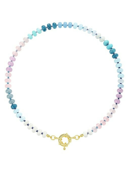 Somewhere In The Clouds Beaded Minimalist Necklace-Necklaces-Krush Kandy, Women's Online Fashion Boutique Located in Phoenix, Arizona (Scottsdale Area)