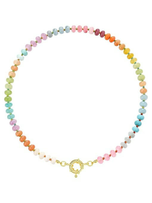 Sunset Serenade Beaded Minimalist Necklace-Necklaces-Krush Kandy, Women's Online Fashion Boutique Located in Phoenix, Arizona (Scottsdale Area)