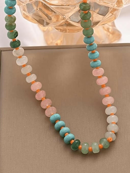 Summertime Vibe Beaded Minimalist Necklace-Necklaces-Krush Kandy, Women's Online Fashion Boutique Located in Phoenix, Arizona (Scottsdale Area)
