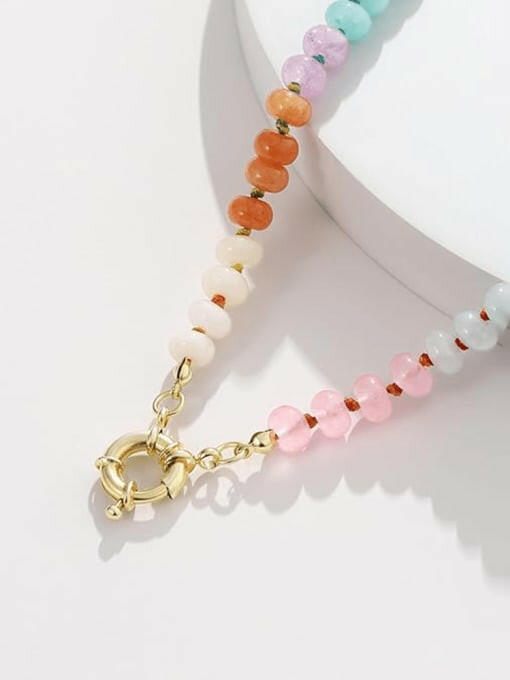 Sunset Serenade Beaded Minimalist Necklace-Necklaces-Krush Kandy, Women's Online Fashion Boutique Located in Phoenix, Arizona (Scottsdale Area)