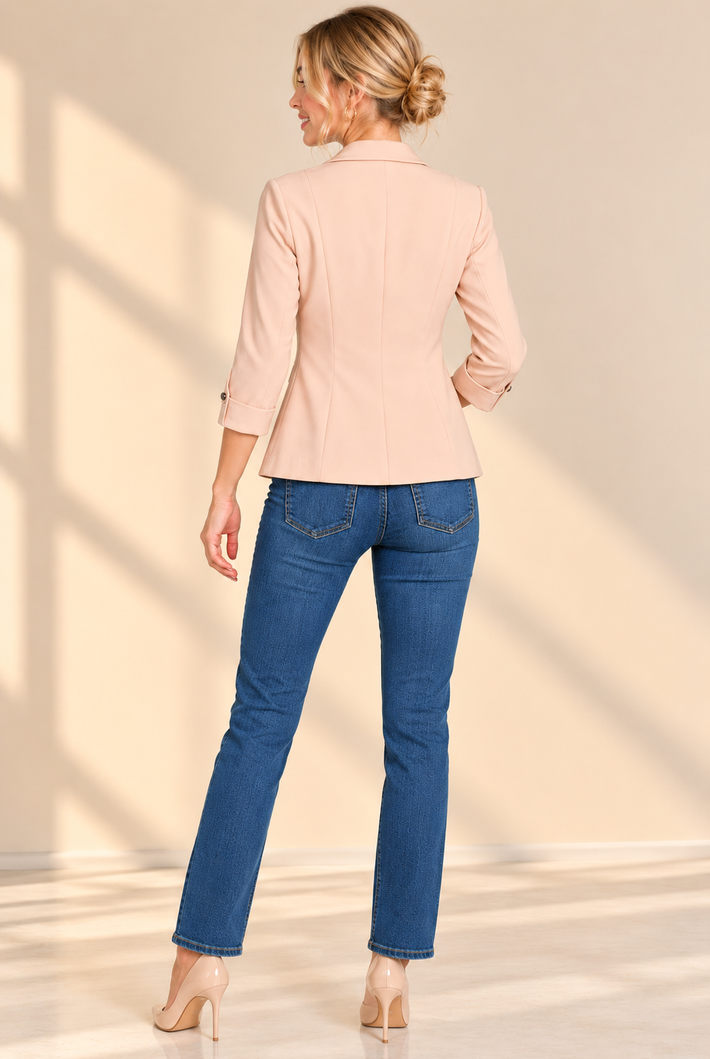 Blush Blazer in Sunlit Studio.png