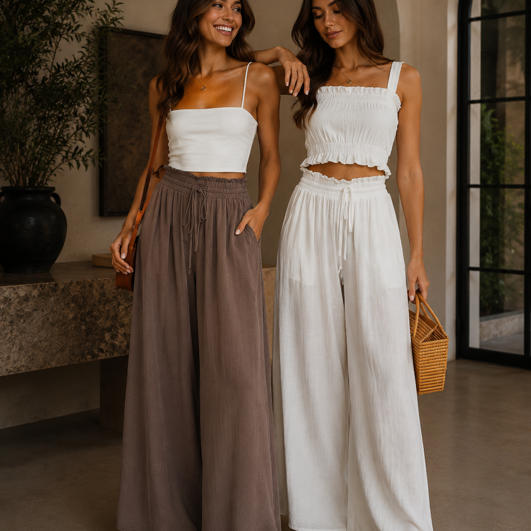 Chloe Flowy Wide Leg Pants