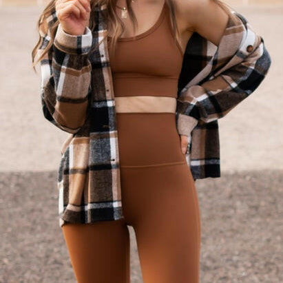 Kristyn's Fall Plaid Shacket | S-2X, 3 Colors-Jackets-Krush Kandy, Women's Online Fashion Boutique Located in Phoenix, Arizona (Scottsdale Area)