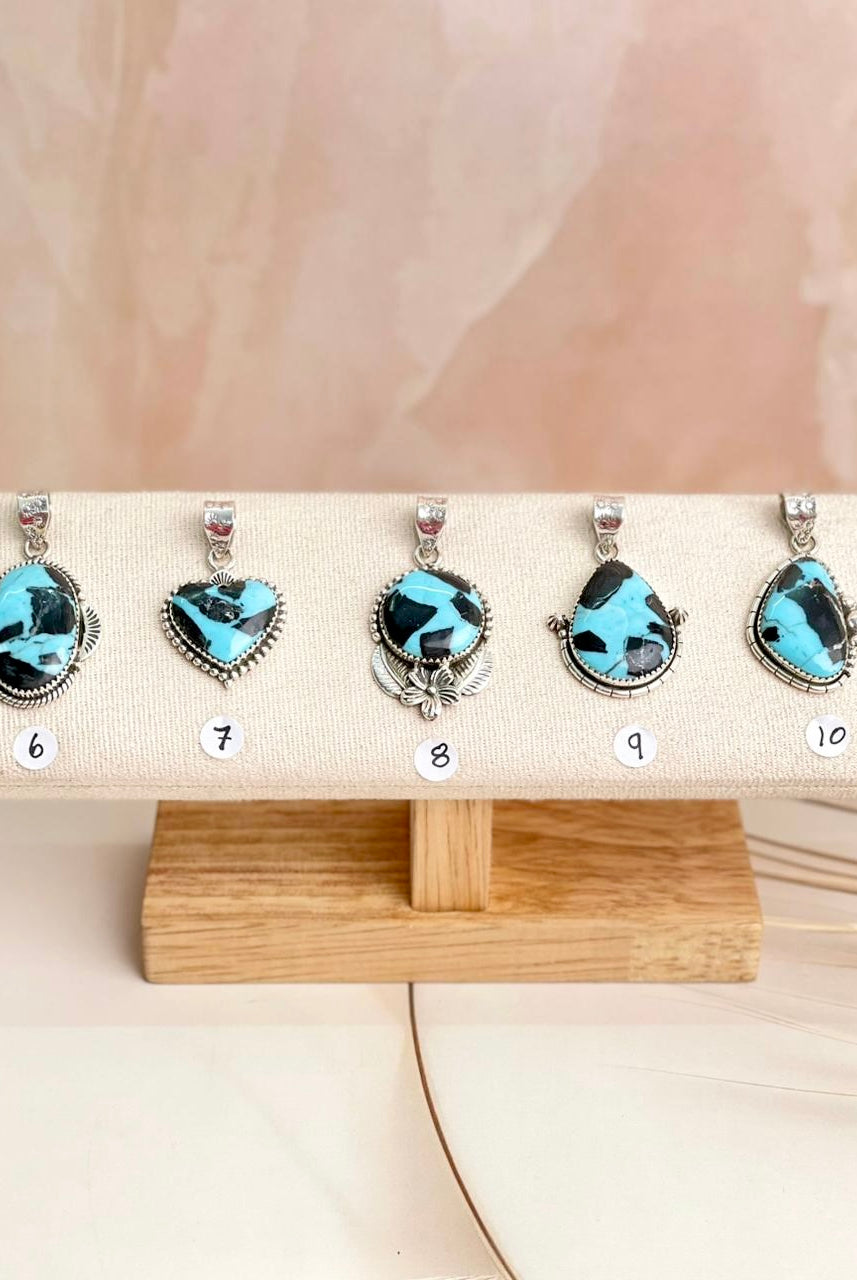 Mixed Stones One of a Kind Pendants sno 6-Necklaces-Krush Kandy, Women's Online Fashion Boutique Located in Phoenix, Arizona (Scottsdale Area)