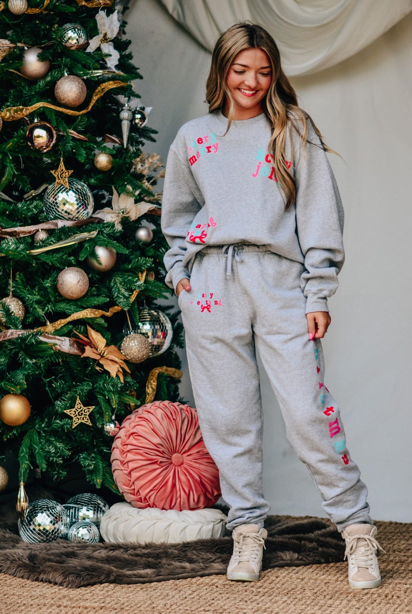 Holly Merry Everything Sweatshirt-Krush Kandy, Women's Online Fashion Boutique Located in Phoenix, Arizona (Scottsdale Area)