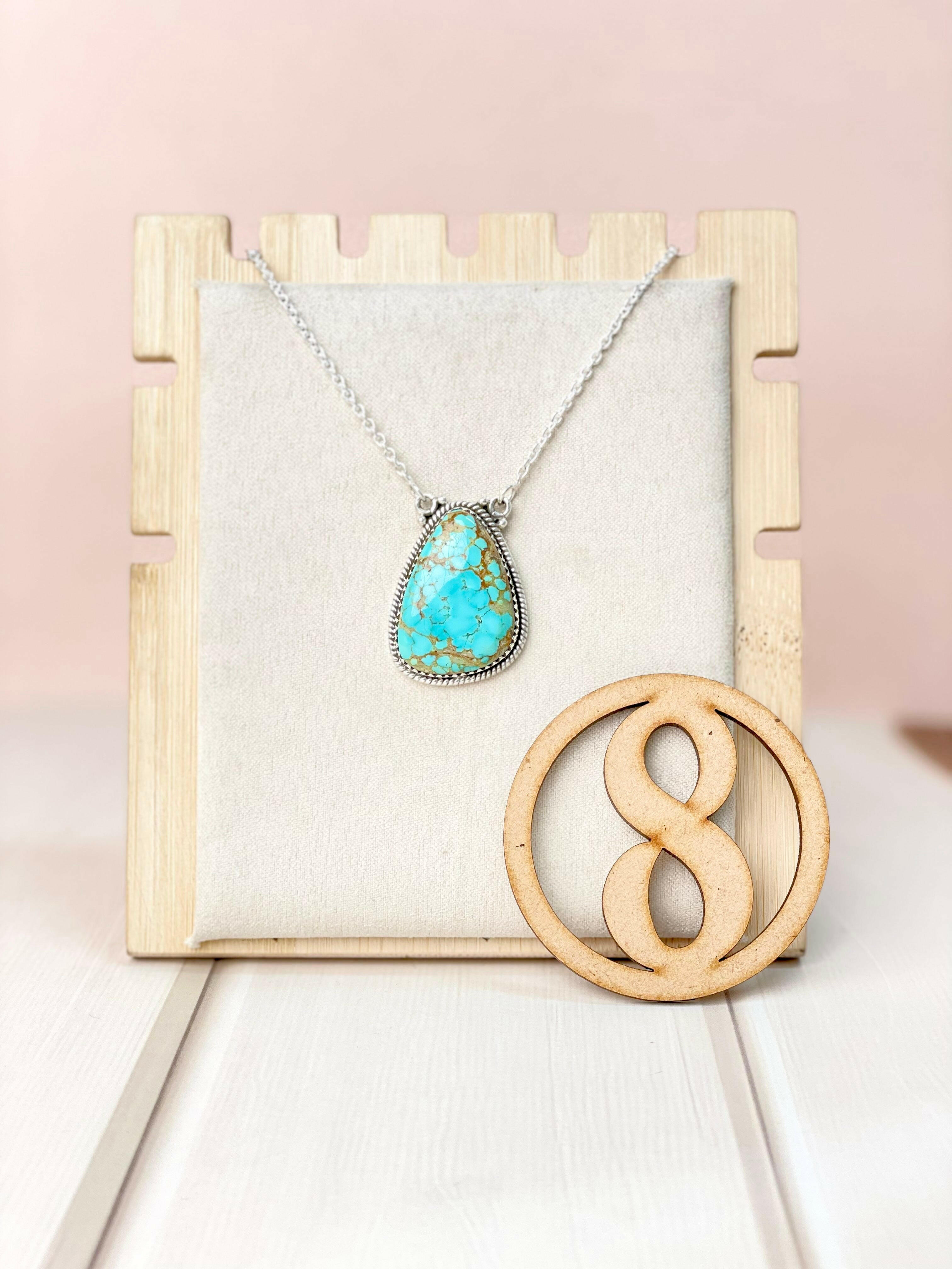 No. 8 Slab Chain Pendants Bno. 3-Necklaces-Krush Kandy, Women's Online Fashion Boutique Located in Phoenix, Arizona (Scottsdale Area)