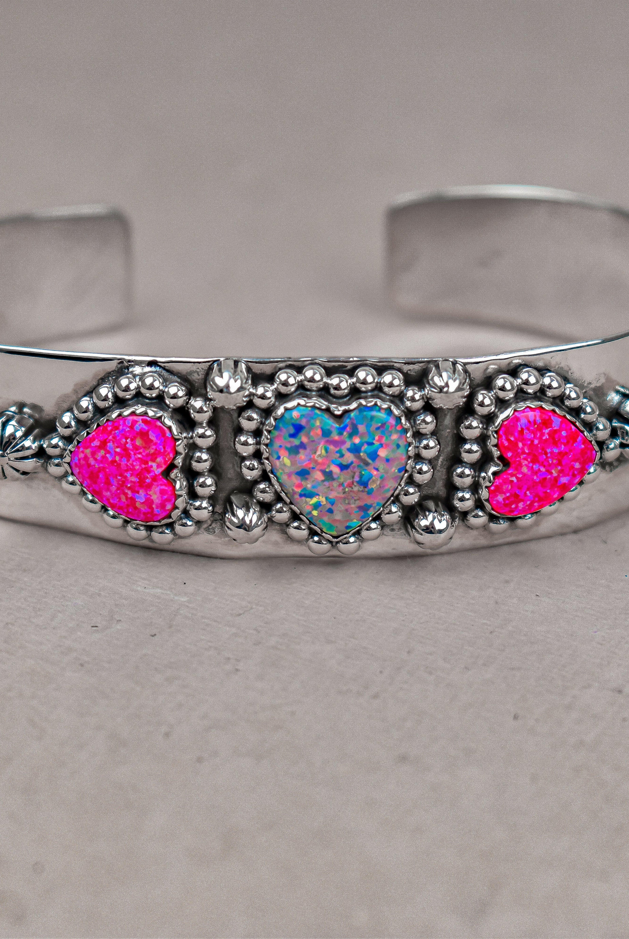 Heartfelt Trio Cuff Bracelet-Cuffs-Krush Kandy, Women's Online Fashion Boutique Located in Phoenix, Arizona (Scottsdale Area)