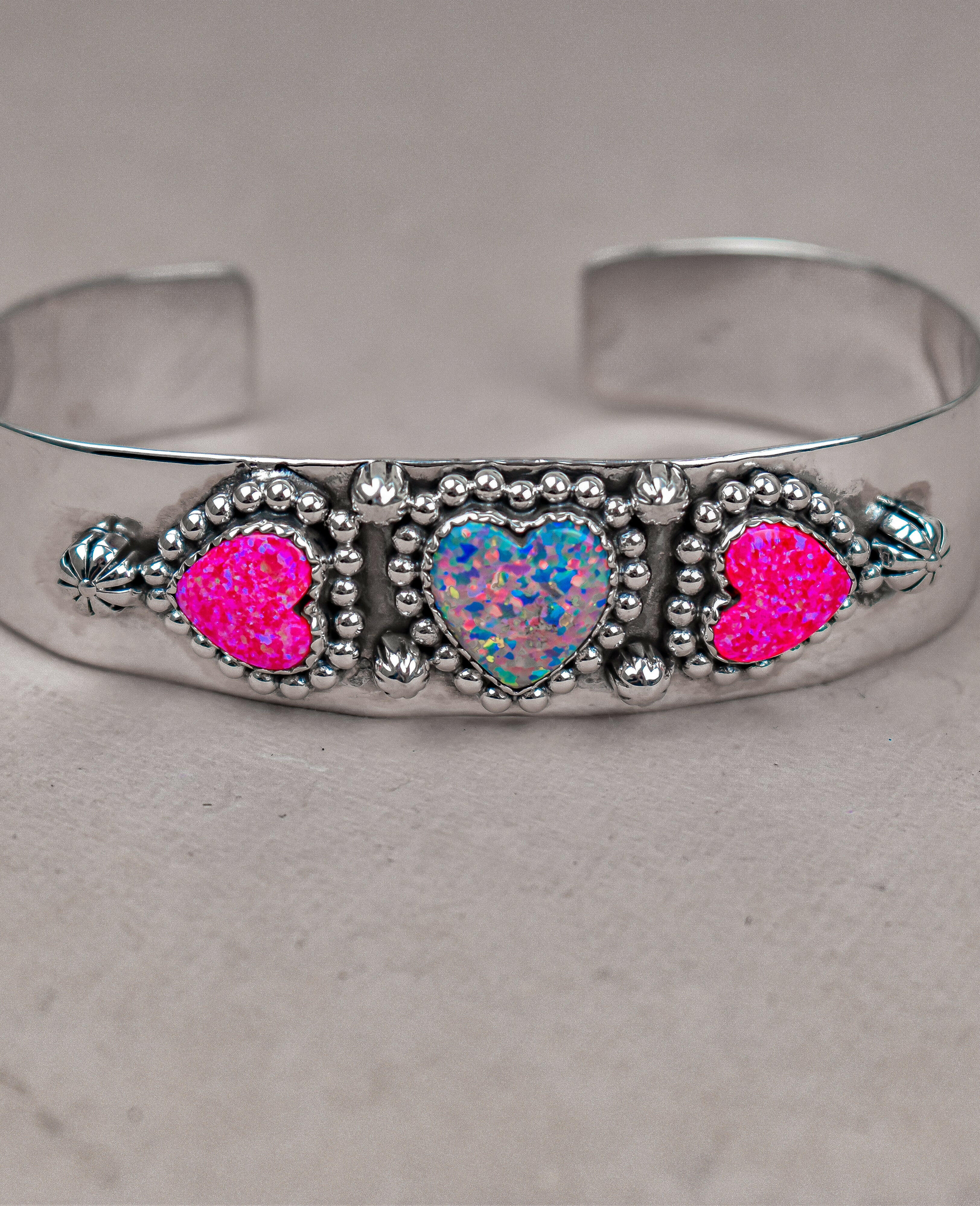 Heartfelt Trio Cuff Bracelet-Cuffs-Krush Kandy, Women's Online Fashion Boutique Located in Phoenix, Arizona (Scottsdale Area)