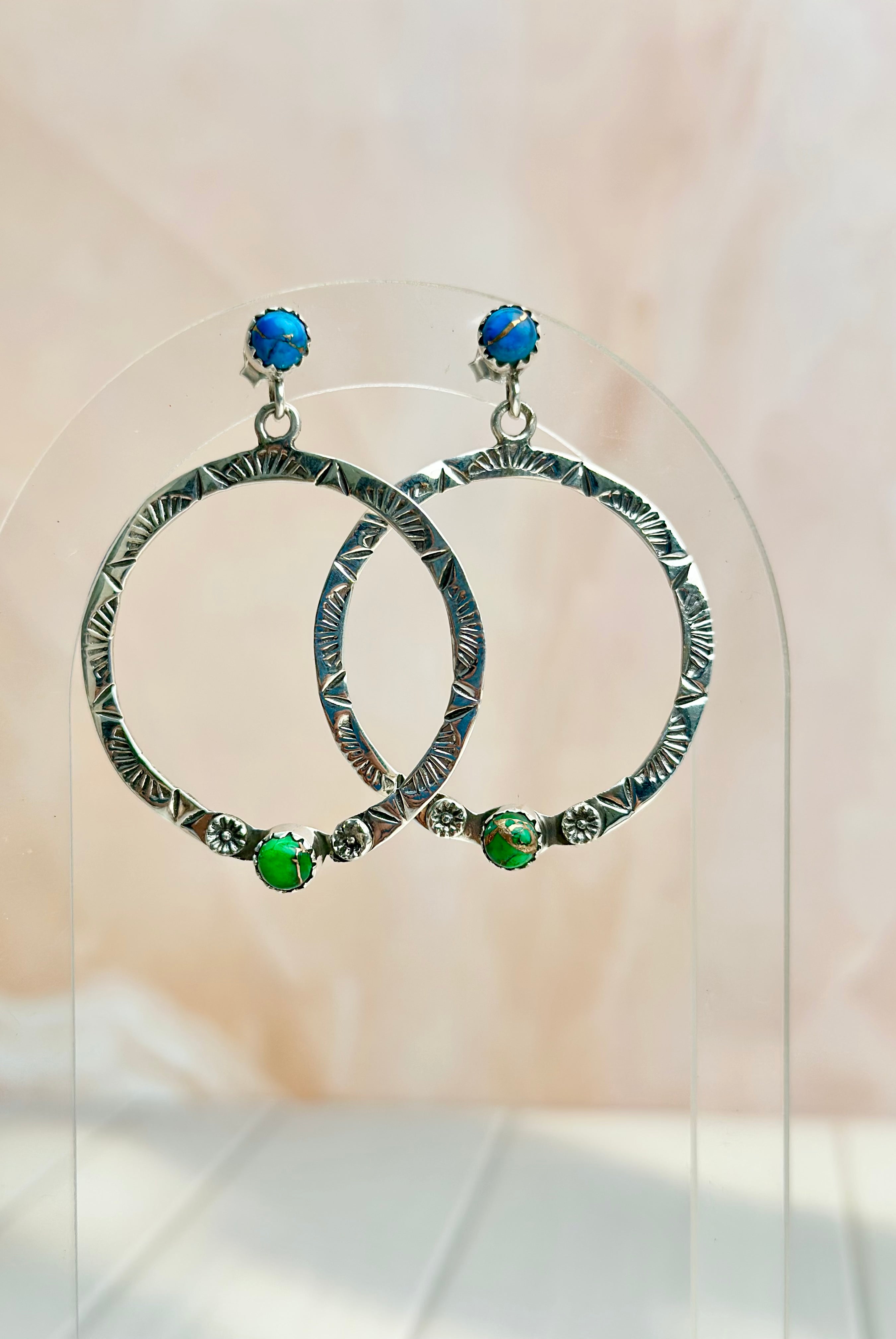 Boho Hoops Earrings-Earrings-Krush Kandy, Women's Online Fashion Boutique Located in Phoenix, Arizona (Scottsdale Area)
