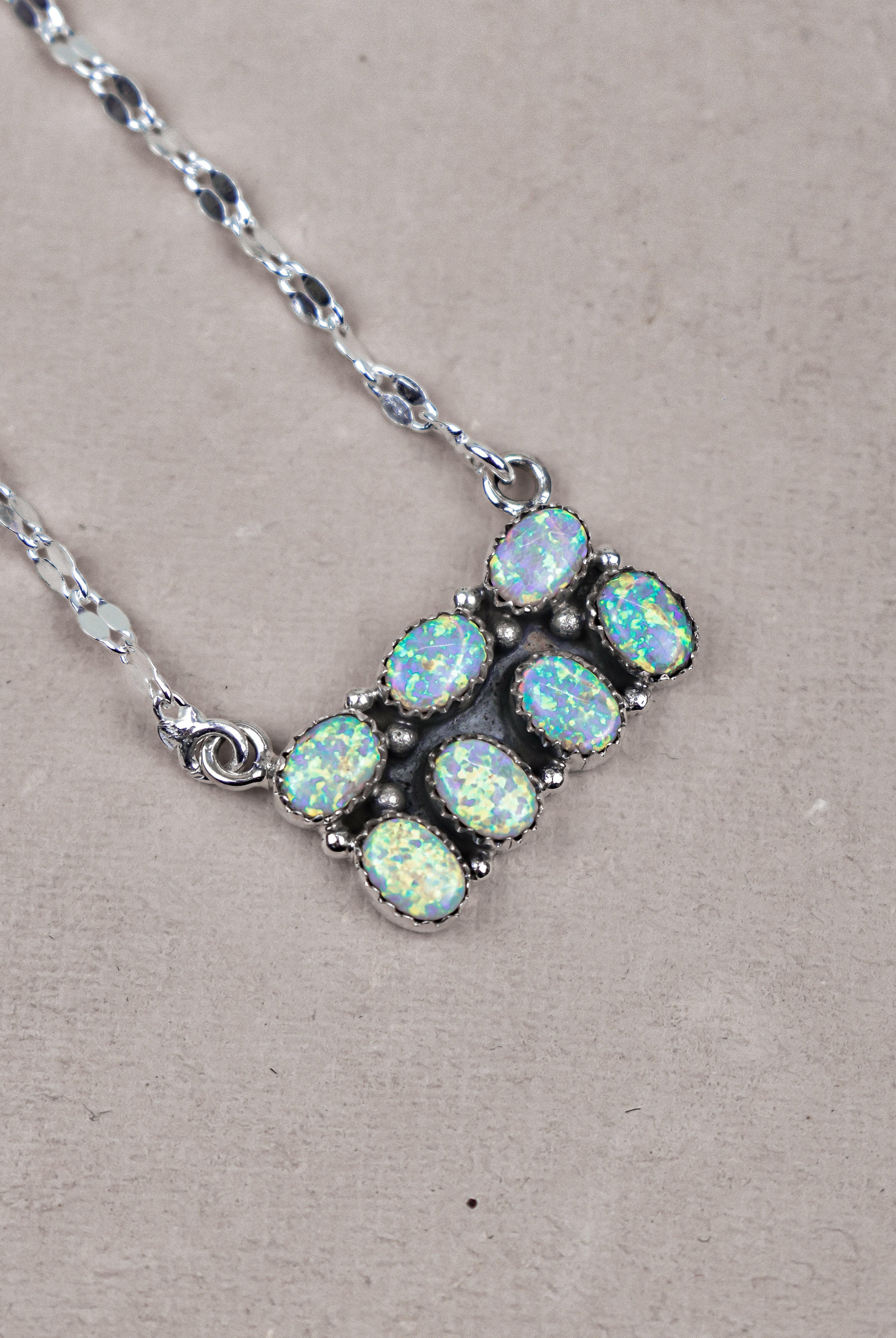Starry Horizon Gemstone Bar Necklace-Bar Necklaces-Krush Kandy, Women's Online Fashion Boutique Located in Phoenix, Arizona (Scottsdale Area)