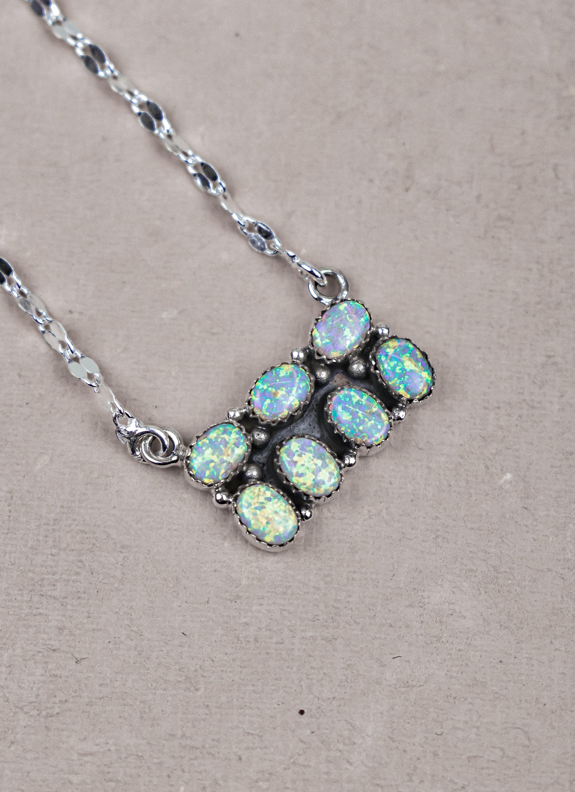 Starry Horizon Gemstone Bar Necklace-Bar Necklaces-Krush Kandy, Women's Online Fashion Boutique Located in Phoenix, Arizona (Scottsdale Area)