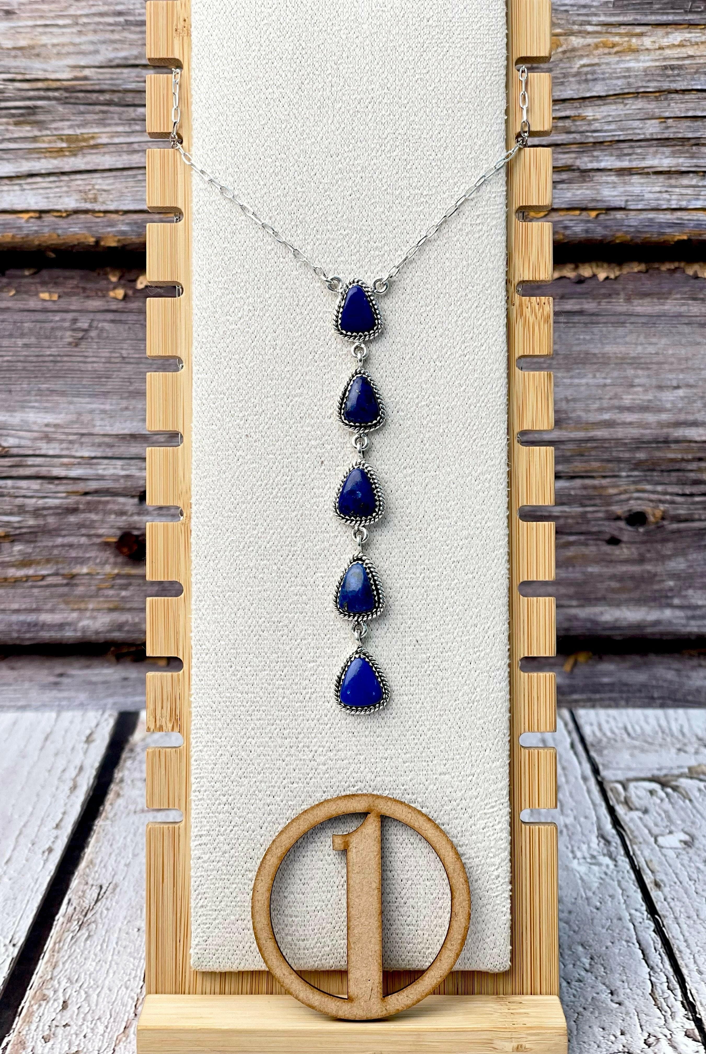 Classic Krush Stone Drop Necklace-Necklaces-Krush Kandy, Women's Online Fashion Boutique Located in Phoenix, Arizona (Scottsdale Area)