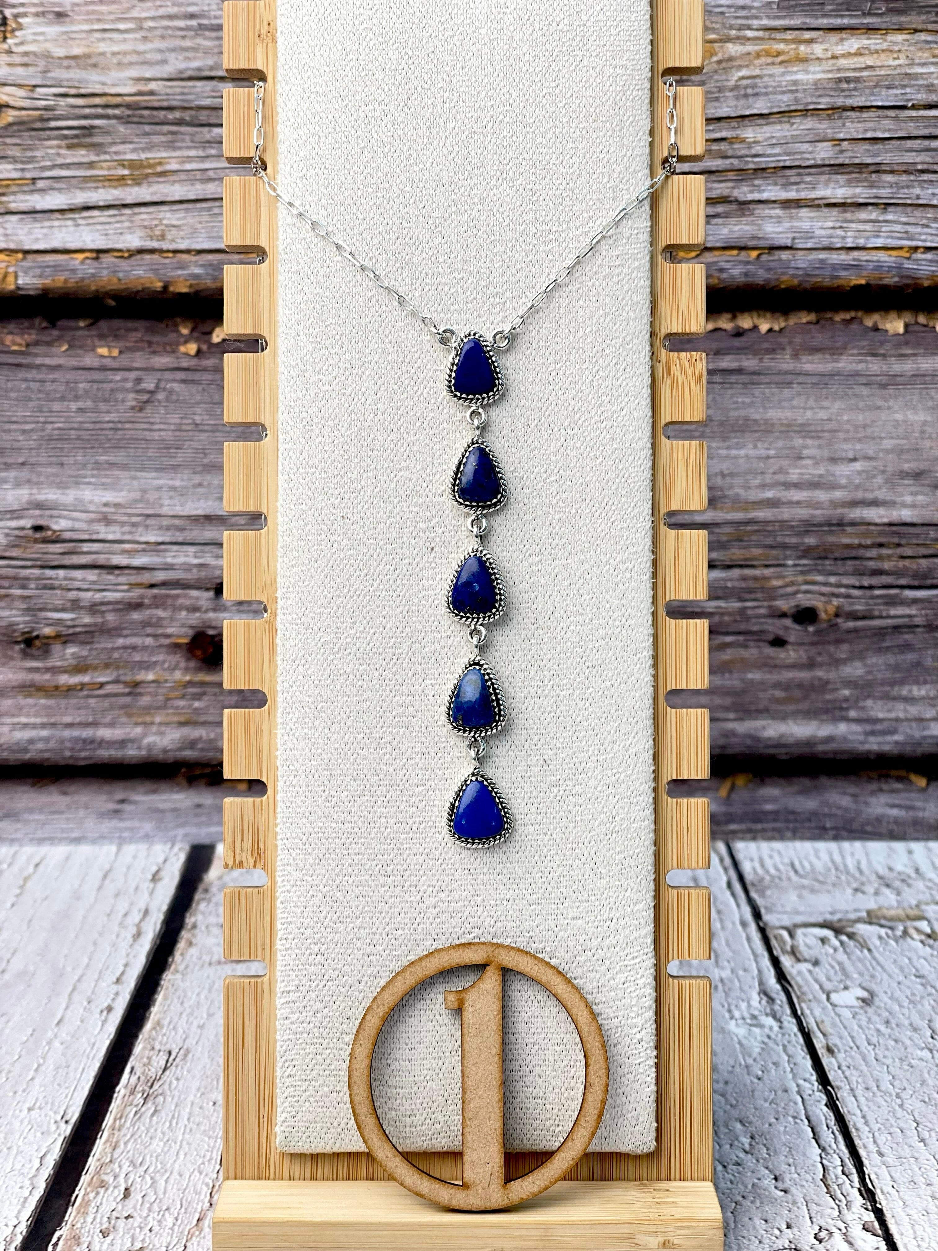 Classic Krush Stone Drop Necklace-Necklaces-Krush Kandy, Women's Online Fashion Boutique Located in Phoenix, Arizona (Scottsdale Area)