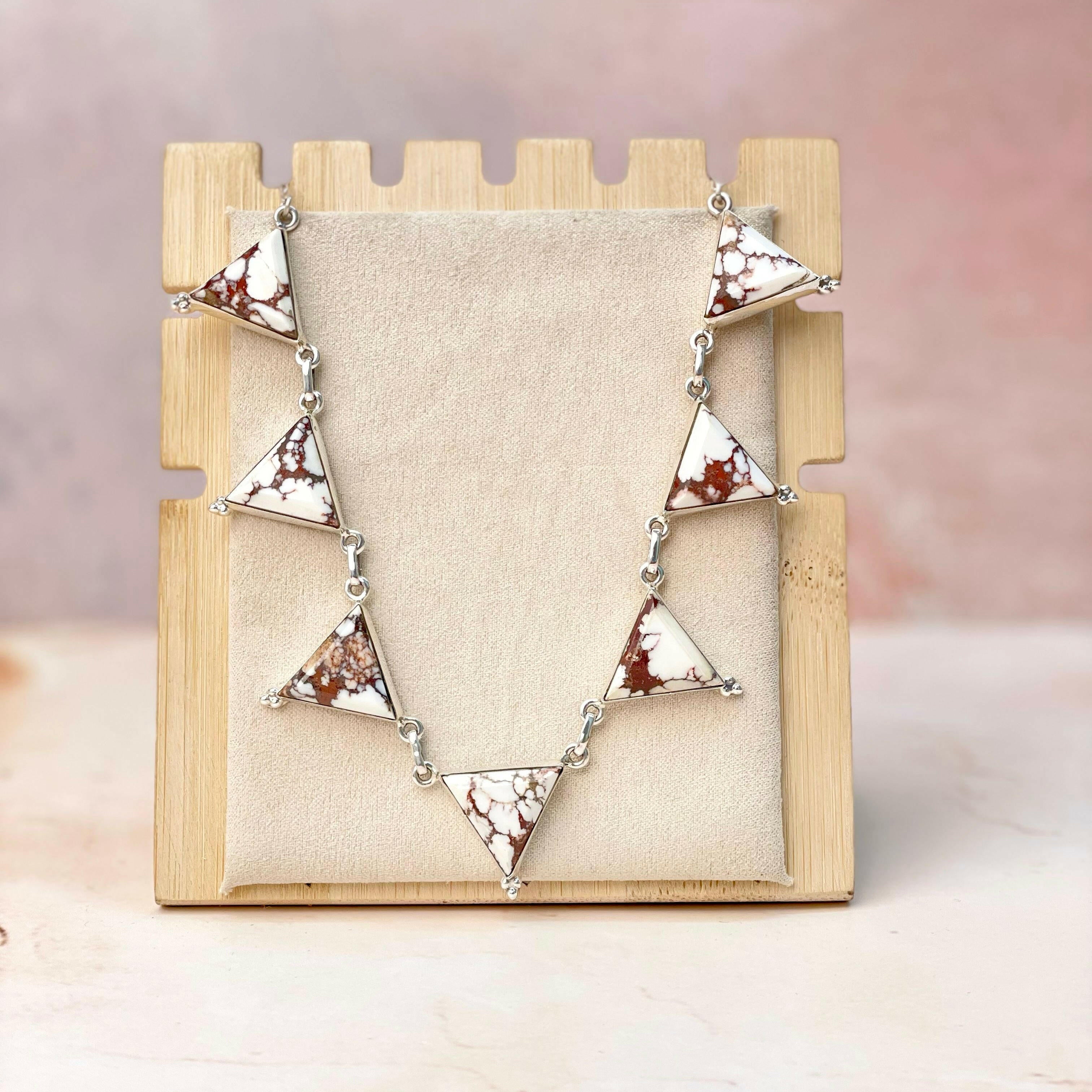 Tiffany's Triangle Necklace-Necklaces-Krush Kandy, Women's Online Fashion Boutique Located in Phoenix, Arizona (Scottsdale Area)