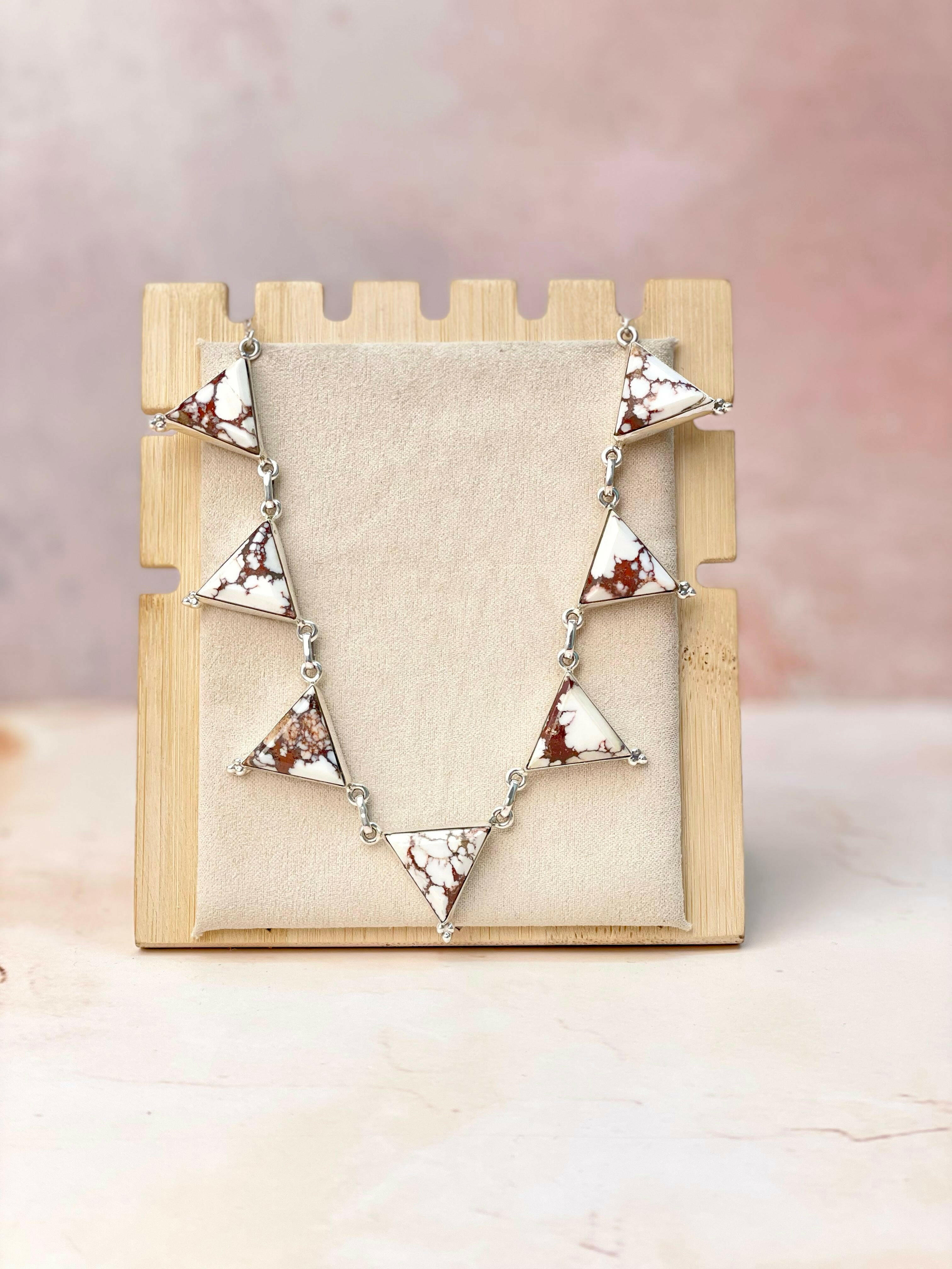 Tiffany's Triangle Necklace-Necklaces-Krush Kandy, Women's Online Fashion Boutique Located in Phoenix, Arizona (Scottsdale Area)