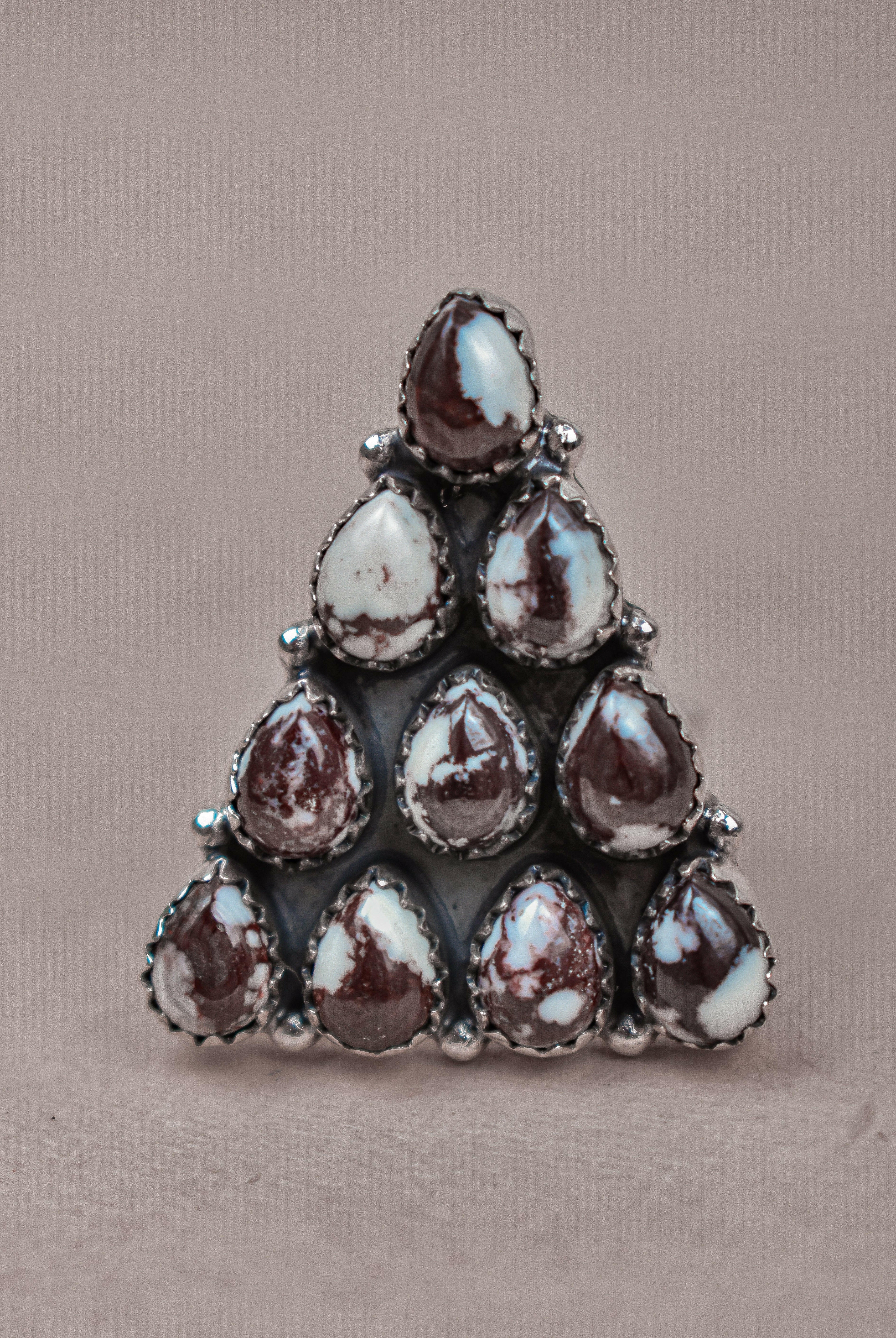 Pyramid Prism Gemstone Ring-Cluster Rings-Krush Kandy, Women's Online Fashion Boutique Located in Phoenix, Arizona (Scottsdale Area)
