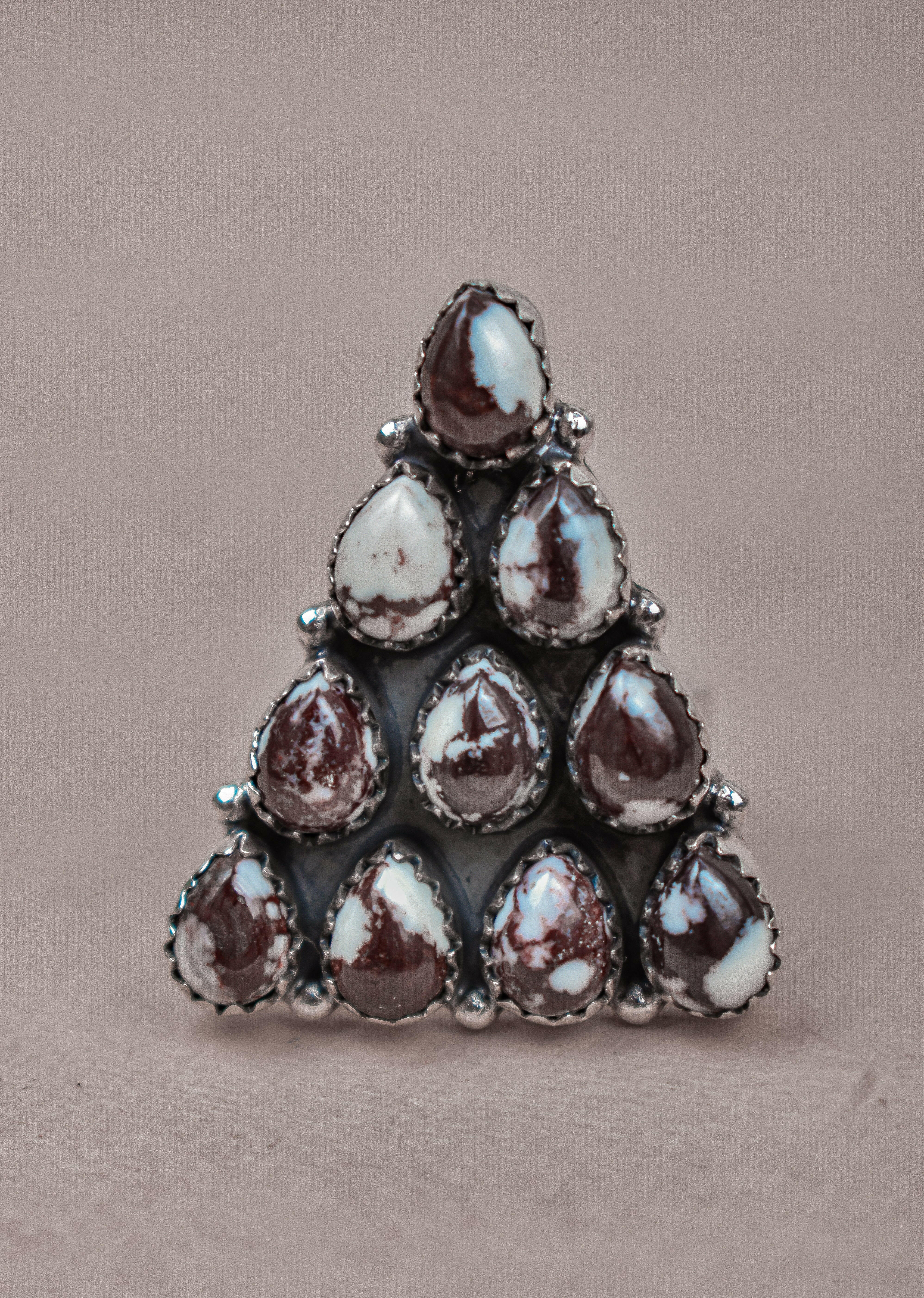 Pyramid Prism Gemstone Ring-Cluster Rings-Krush Kandy, Women's Online Fashion Boutique Located in Phoenix, Arizona (Scottsdale Area)