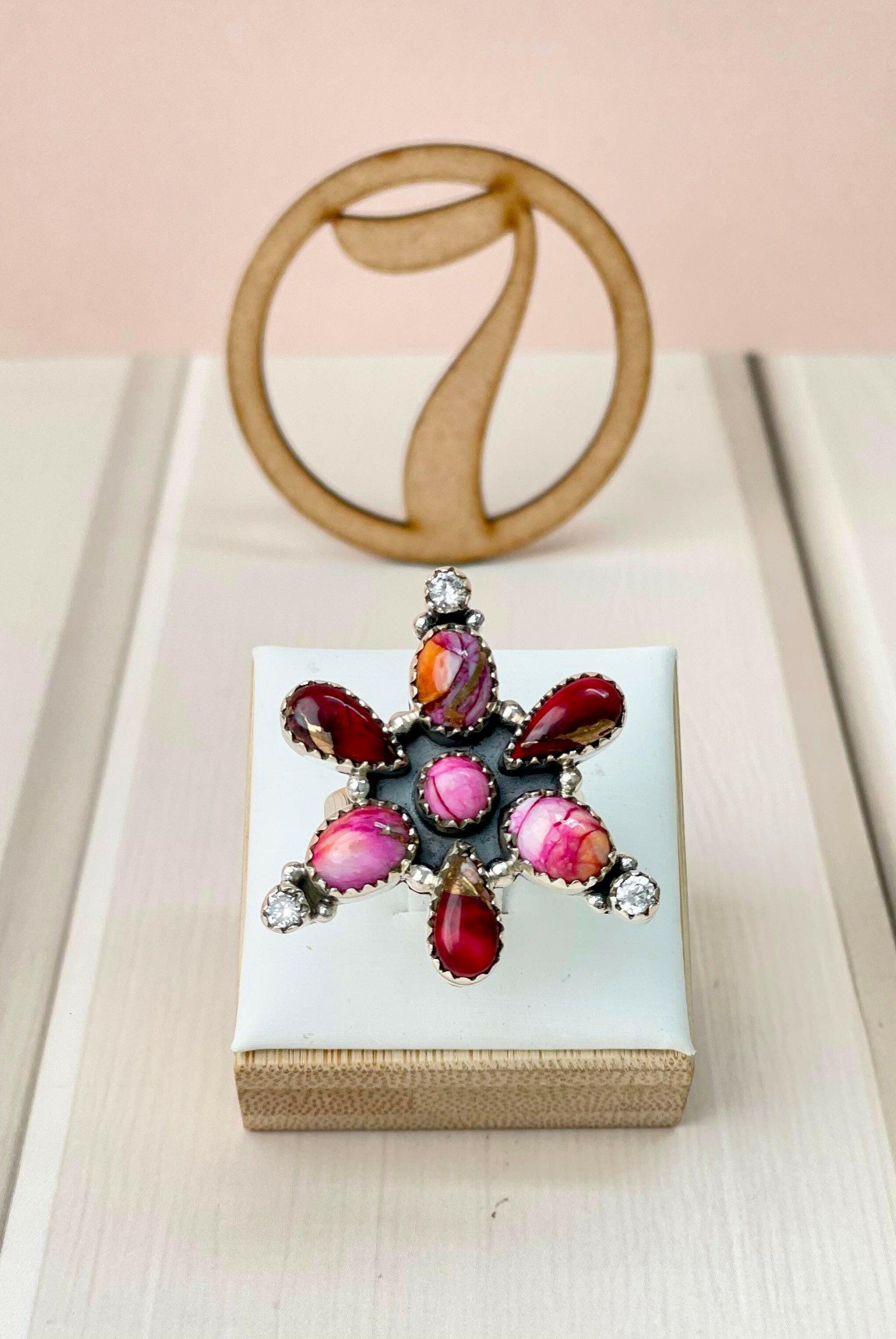 Red Dahlia One of a Kind Rings-Rings-Krush Kandy, Women's Online Fashion Boutique Located in Phoenix, Arizona (Scottsdale Area)