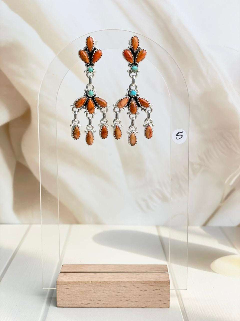Boho Stone Fringe Drop Dangle Earrings-Earrings-Krush Kandy, Women's Online Fashion Boutique Located in Phoenix, Arizona (Scottsdale Area)