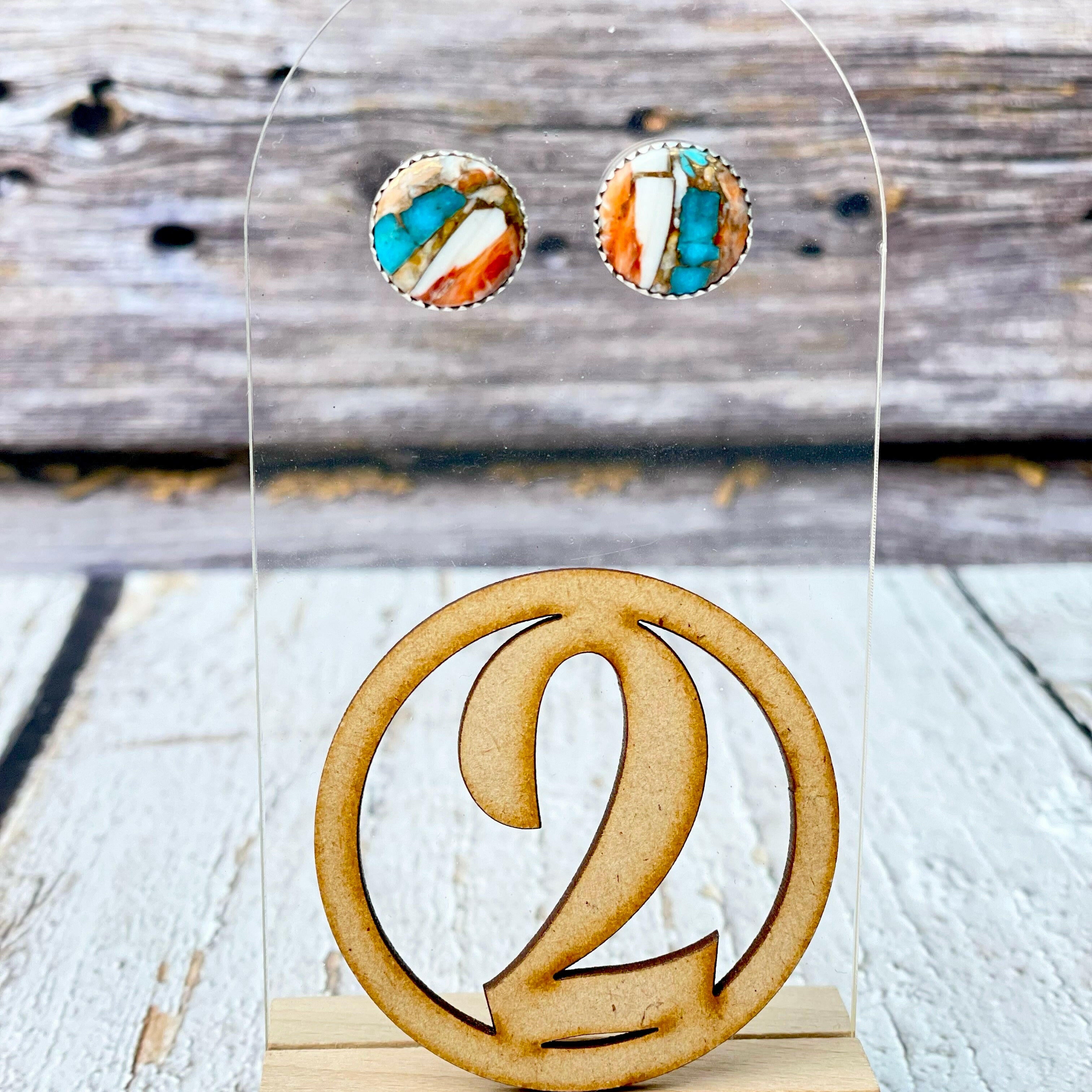 Summertime Copper Slab Stud Earrings-Earrings-Krush Kandy, Women's Online Fashion Boutique Located in Phoenix, Arizona (Scottsdale Area)