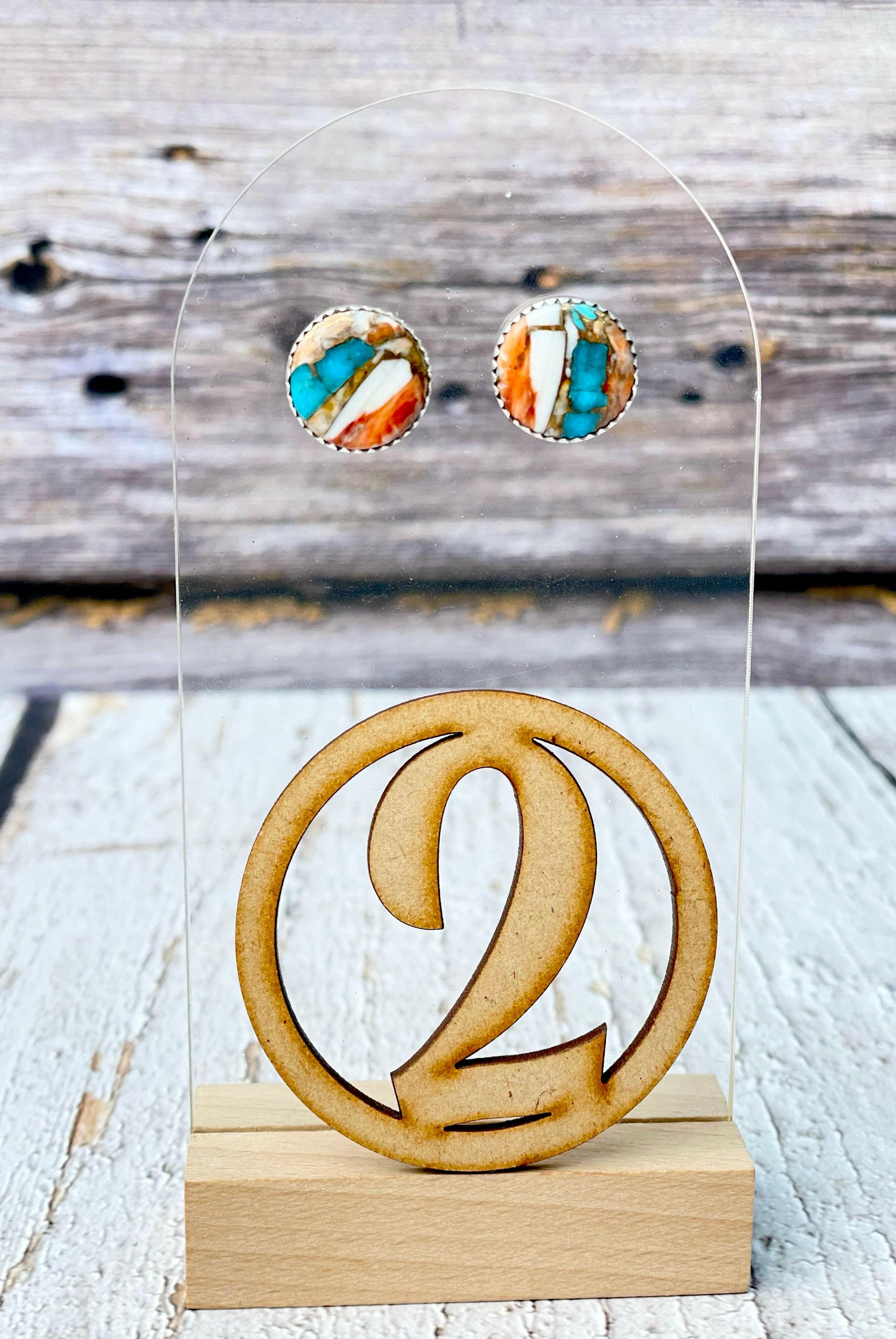 Summertime Copper Slab Stud Earrings-Earrings-Krush Kandy, Women's Online Fashion Boutique Located in Phoenix, Arizona (Scottsdale Area)