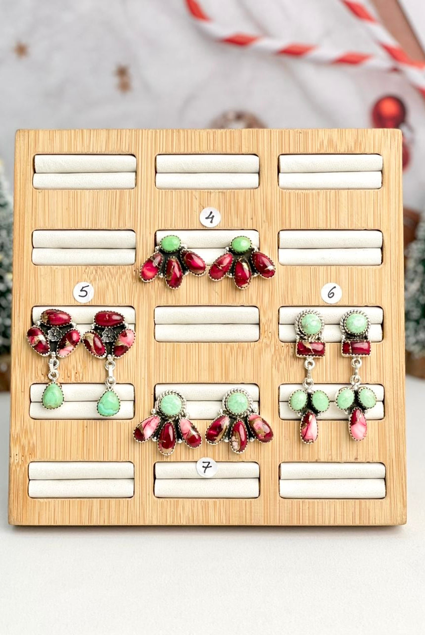 One Of A Kind Dahlia Studs-Earrings-Krush Kandy, Women's Online Fashion Boutique Located in Phoenix, Arizona (Scottsdale Area)