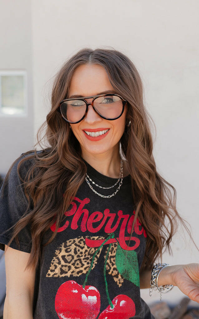 Wild Cherry Vintage Graphic Tee-Graphic Tees-Krush Kandy, Women's Online Fashion Boutique Located in Phoenix, Arizona (Scottsdale Area)