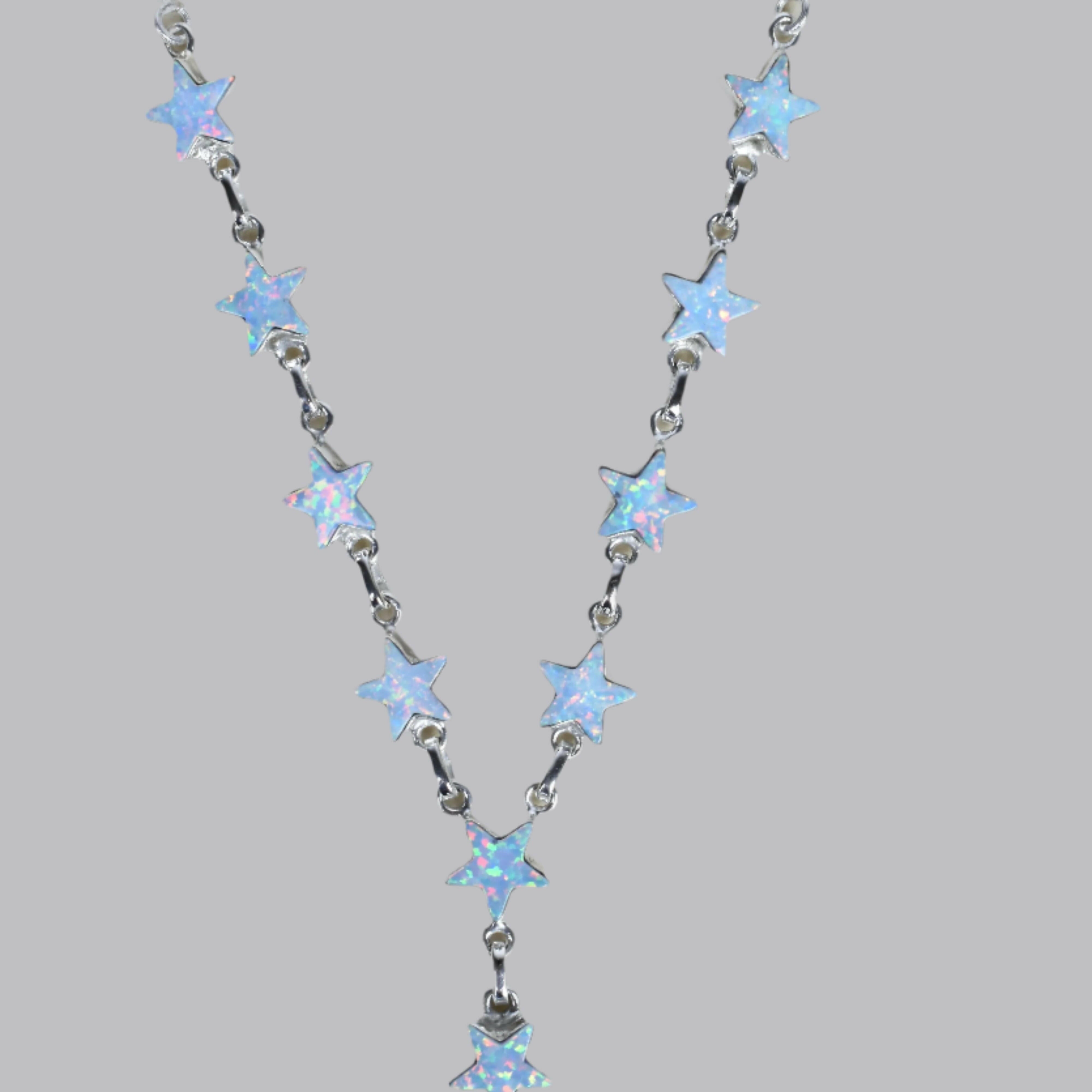 Star Studded Cast Necklace-Chain Necklaces-Krush Kandy, Women's Online Fashion Boutique Located in Phoenix, Arizona (Scottsdale Area)