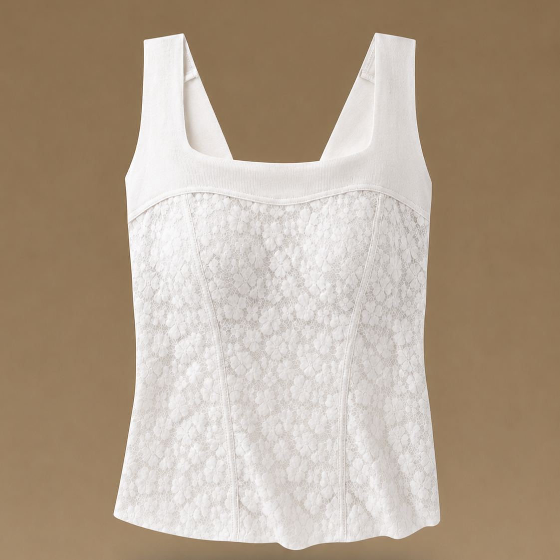 Soft Embrace Lace Trim Thermal Cami