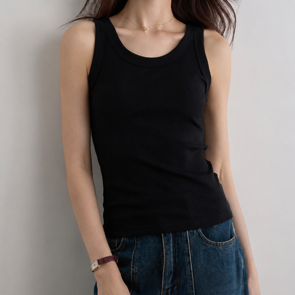 Everyday Luxe Ribbed Tank Top