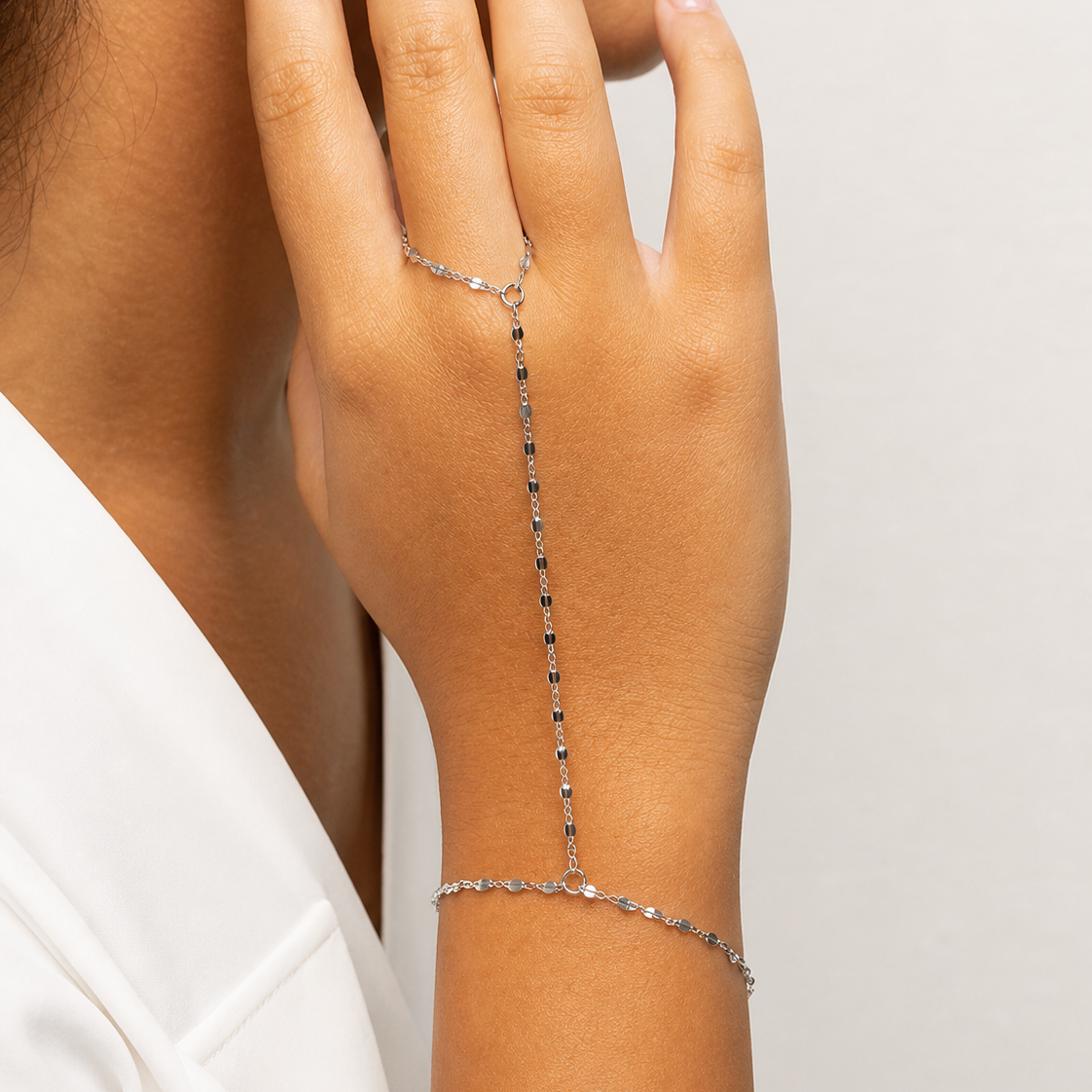 Lip Charm Hand Chain Bracelet