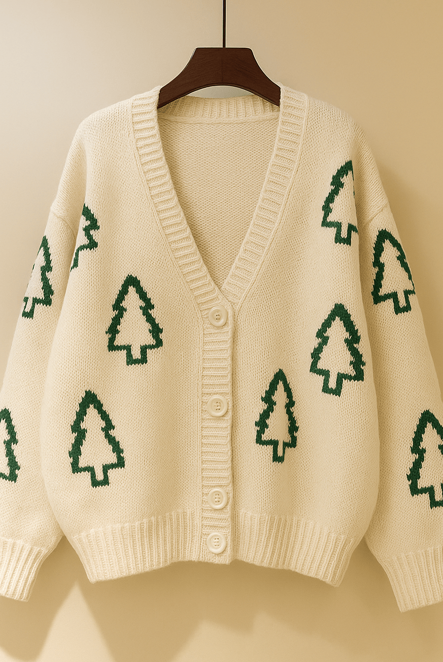 Christmas Tree Knit Cardigan | KKB EXCLUSIVE XS-3X-Cardigan-Krush Kandy, Women's Online Fashion Boutique Located in Phoenix, Arizona (Scottsdale Area)