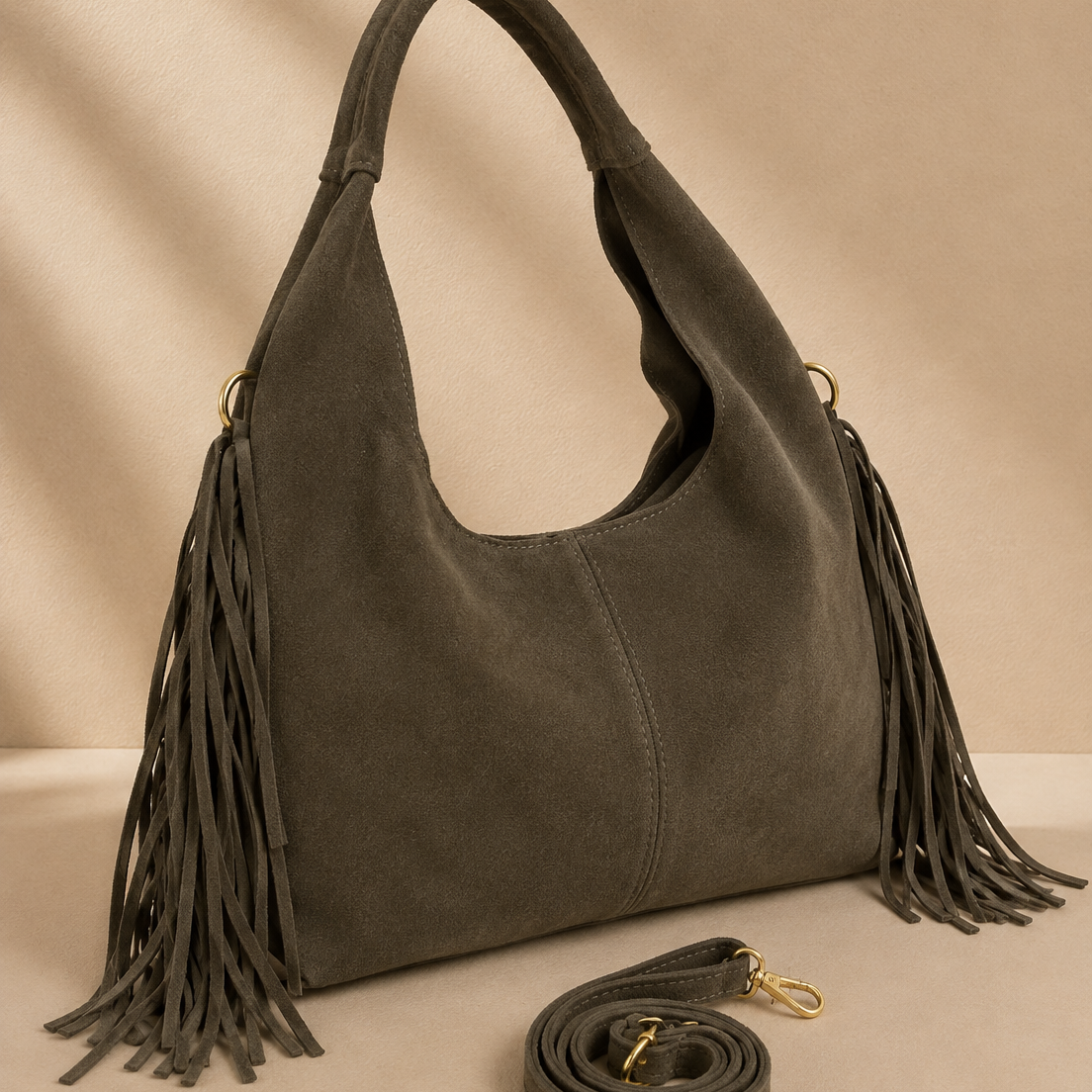Jane Italian Suede Shoulder Bag | Pre-Order