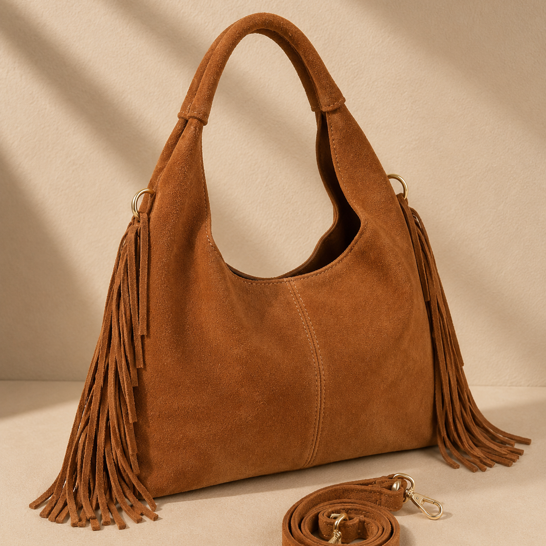 Jane Italian Suede Shoulder Bag | Pre-Order
