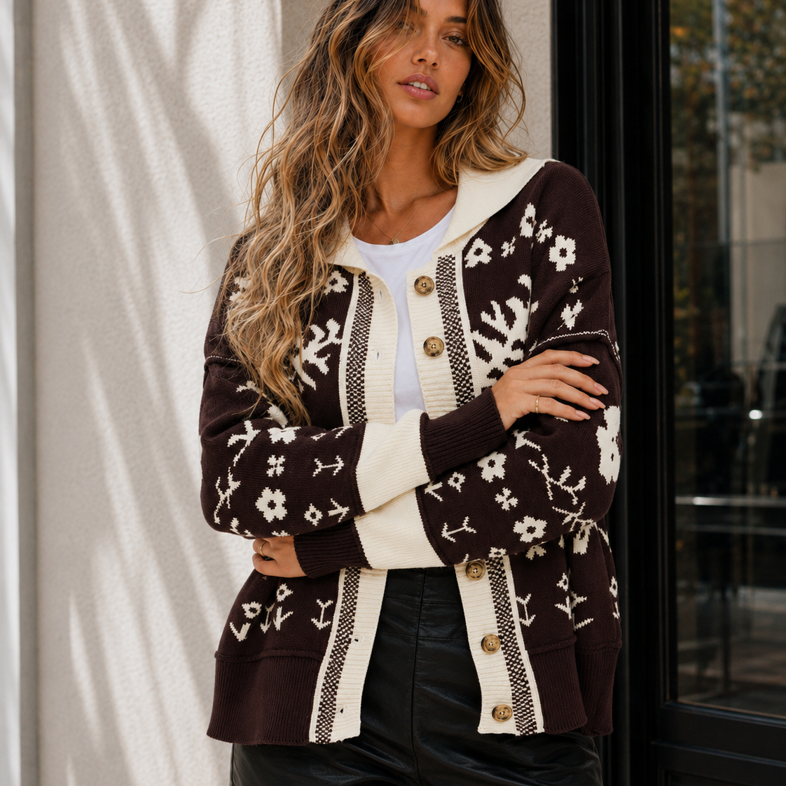 Woodland Whisper Button Knit Cardigan