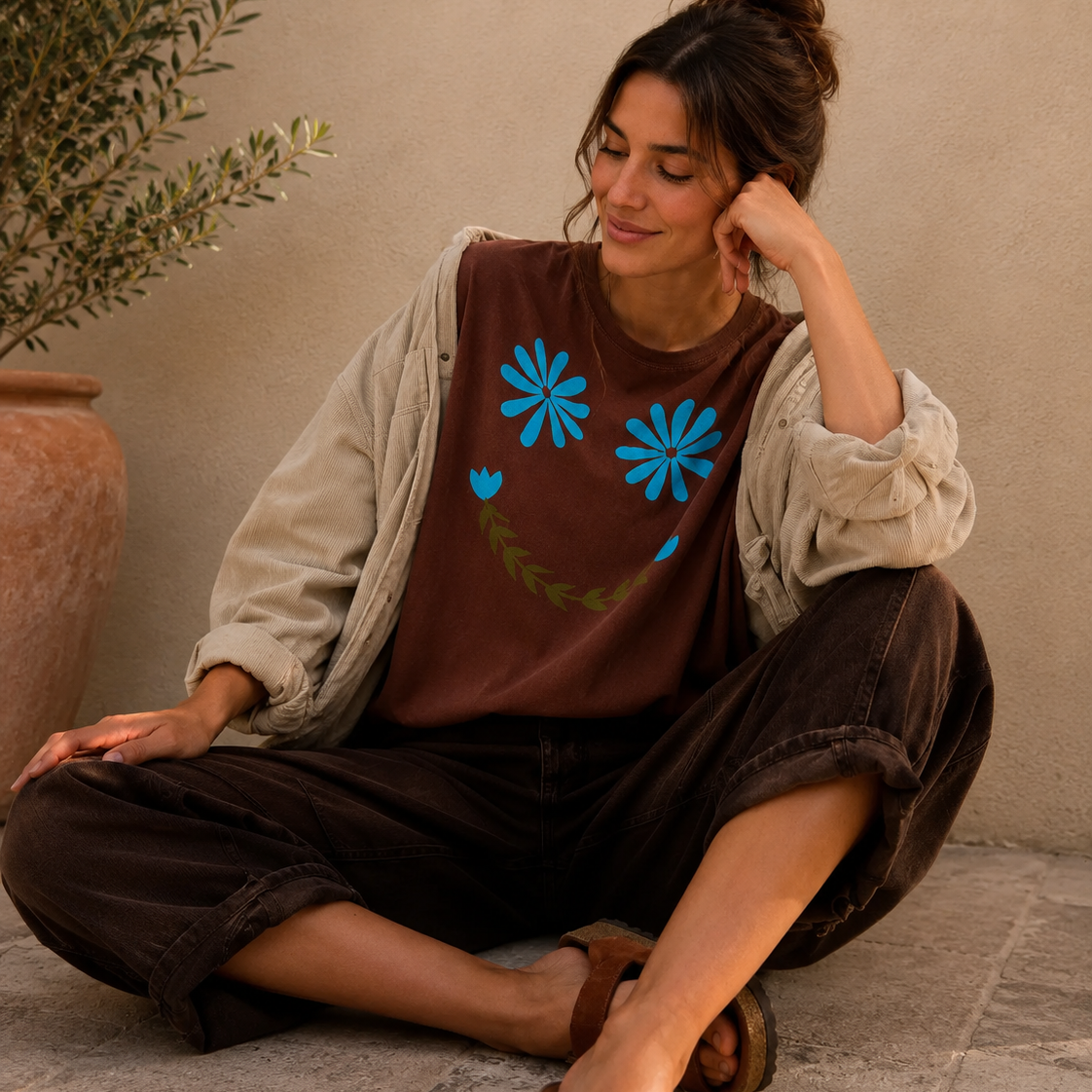 Sunny Bloom Graphic Tee