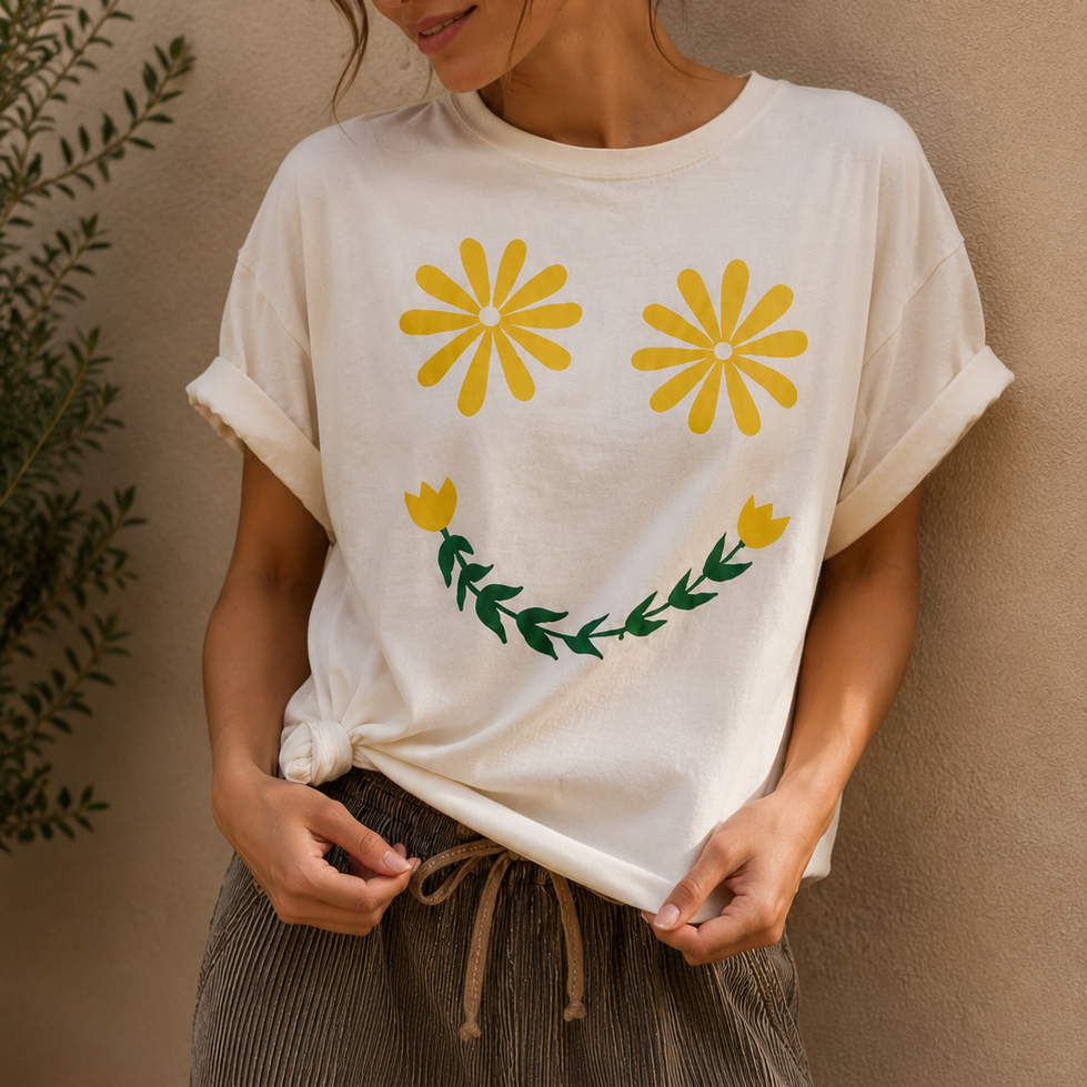 Sunny Bloom Graphic Tee