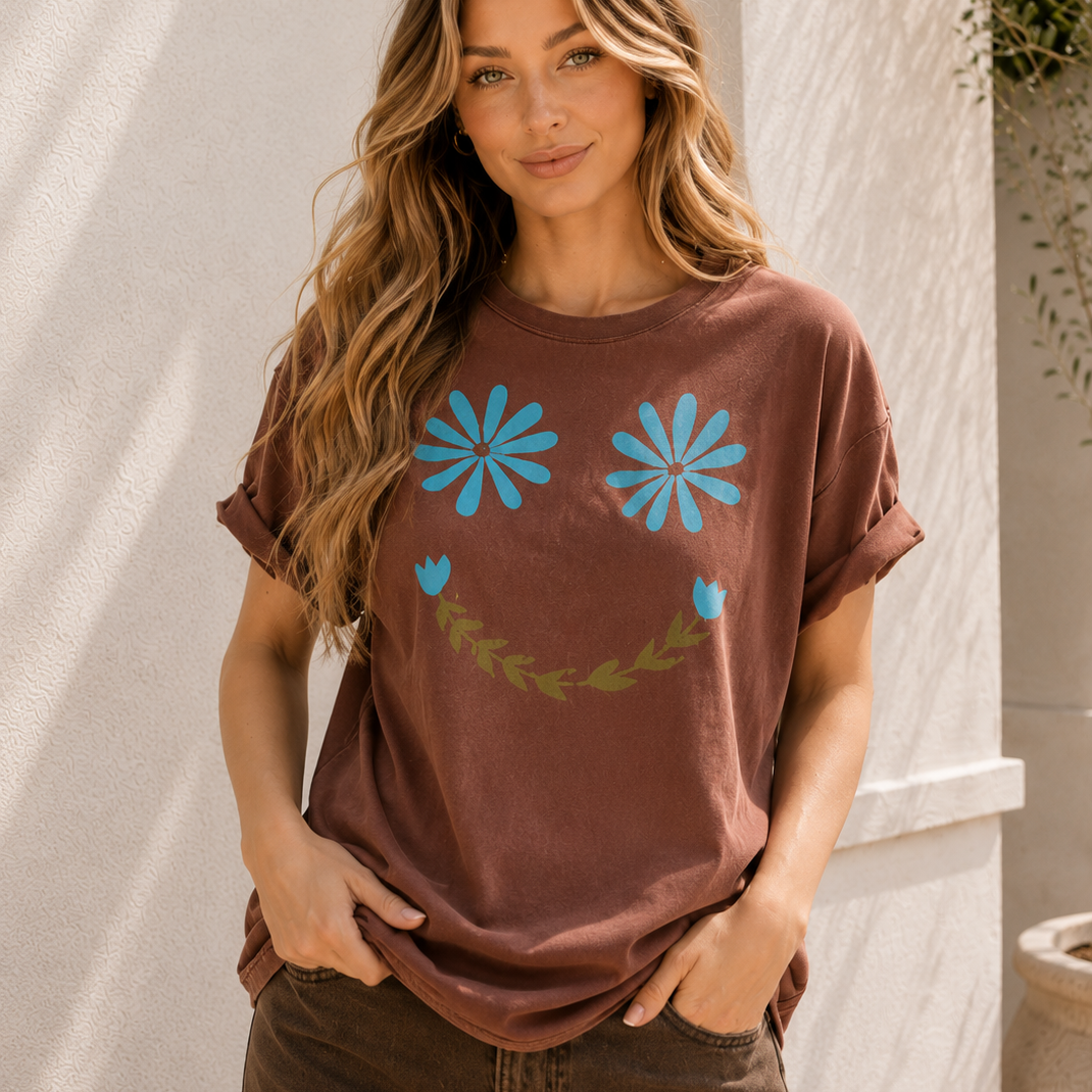 Sunny Bloom Graphic Tee