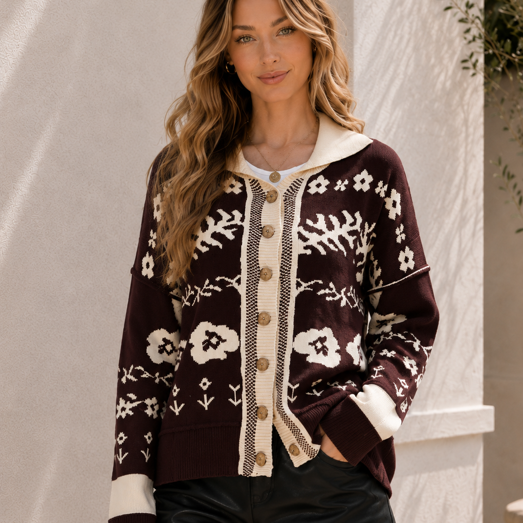 Woodland Whisper Button Knit Cardigan