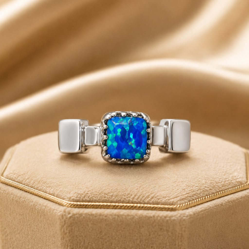 Starlight Prism Gemstone Ring S.No 7