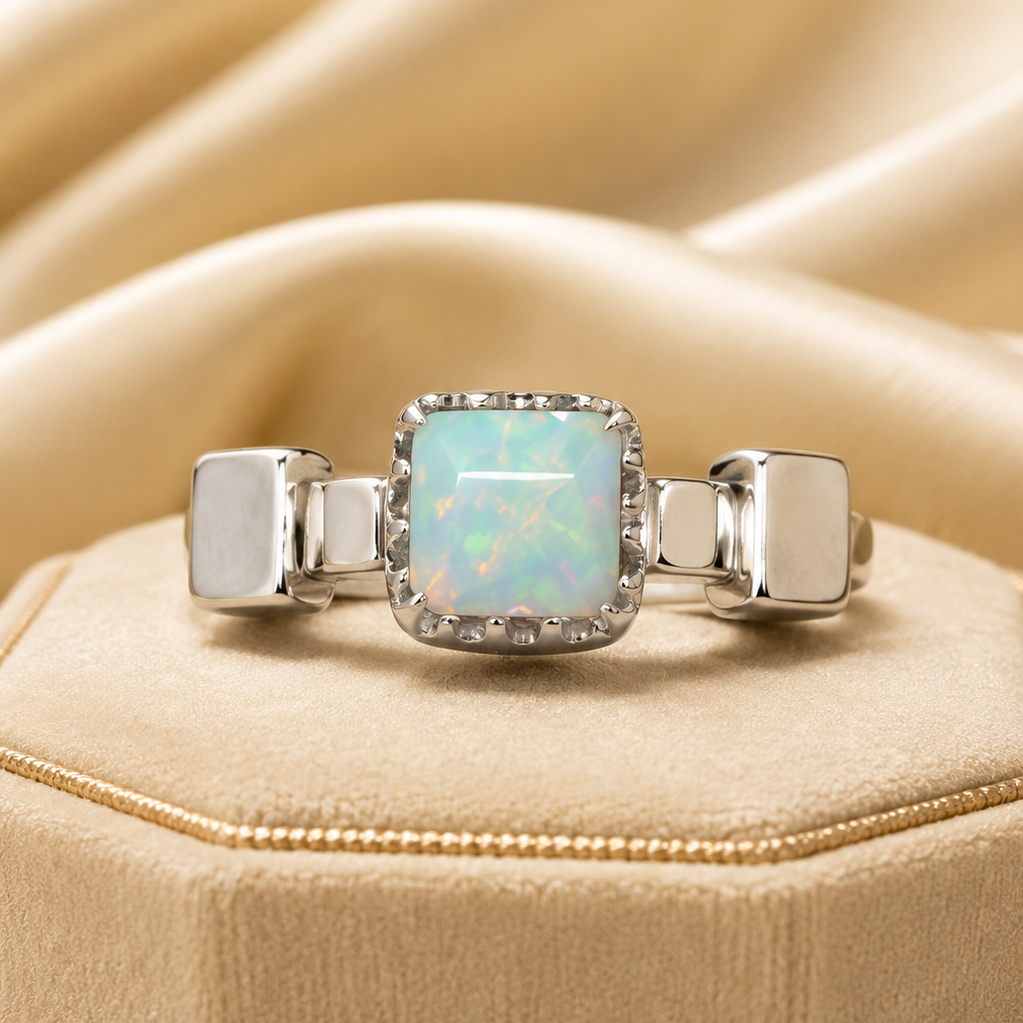 Starlight Prism Gemstone Ring S.No 7