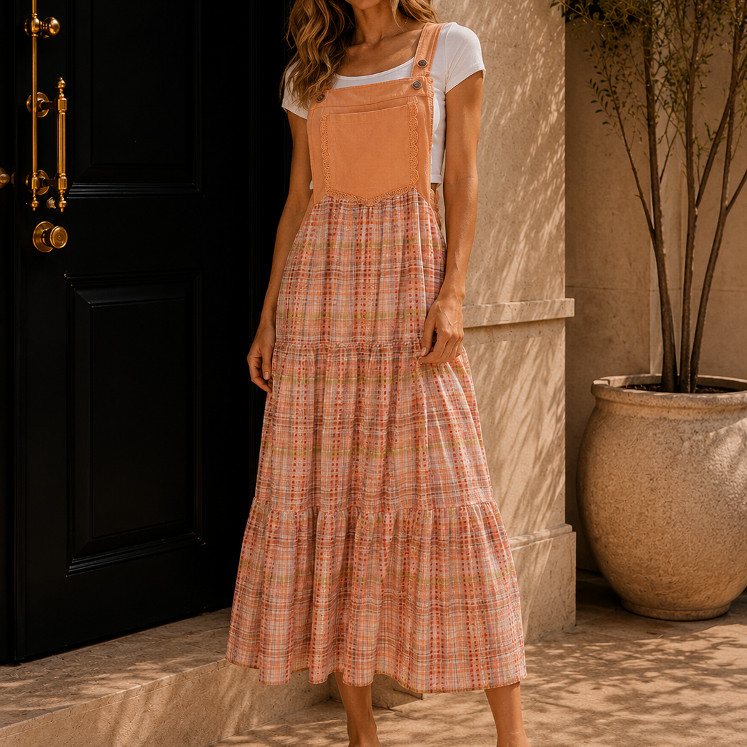 Denim Overall Dress